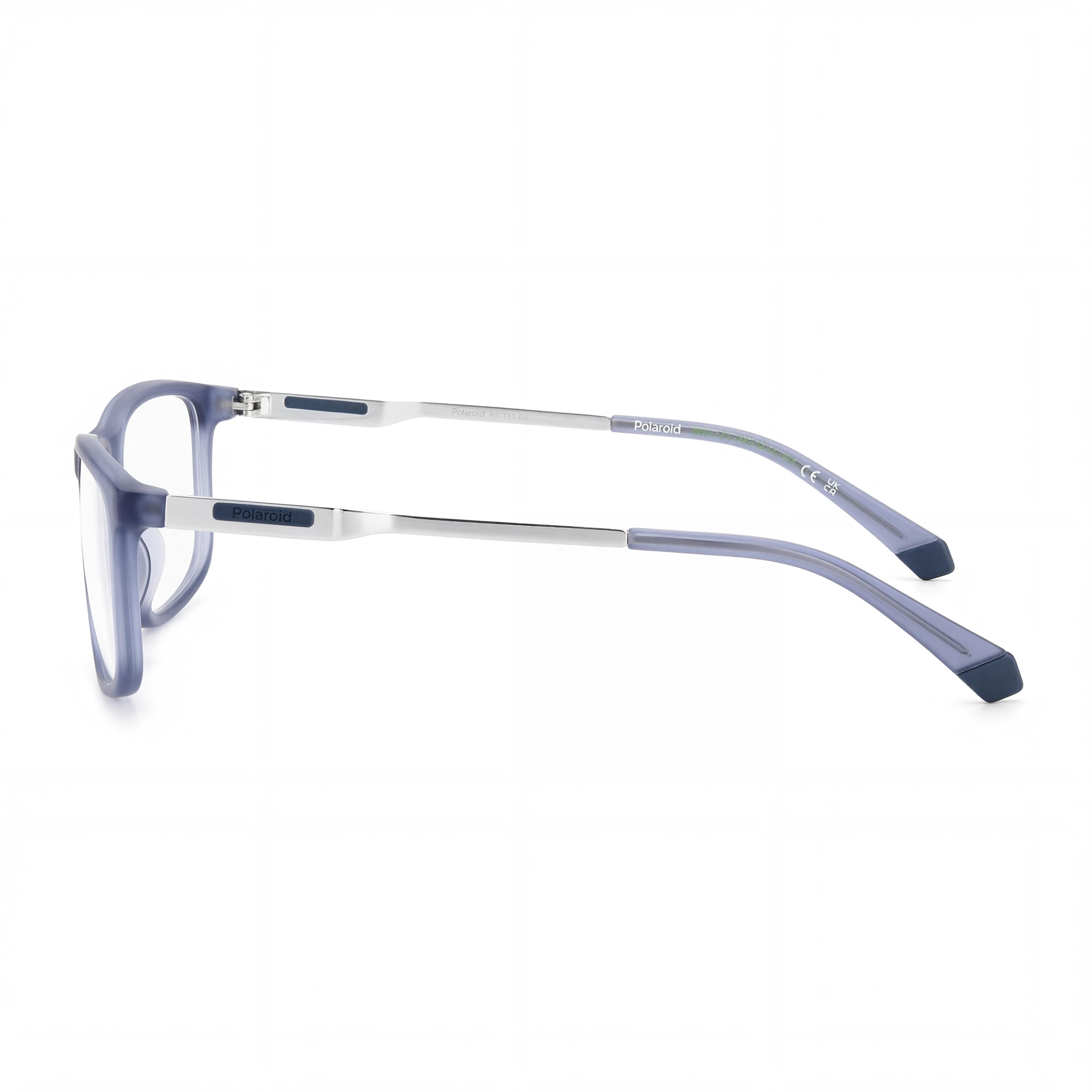 Polaroid Casual Men's Eco Polyamide Non-Polarized Sunglasses with Matte Blue Frame and Lenses 58mm, Photo 3