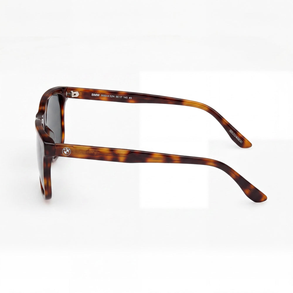 Gafas de Sol BMW Bw0053-h para Mujer con Montura de Acetato Habana y Cristales Marrón Oscuro, 55mm, Protección UV