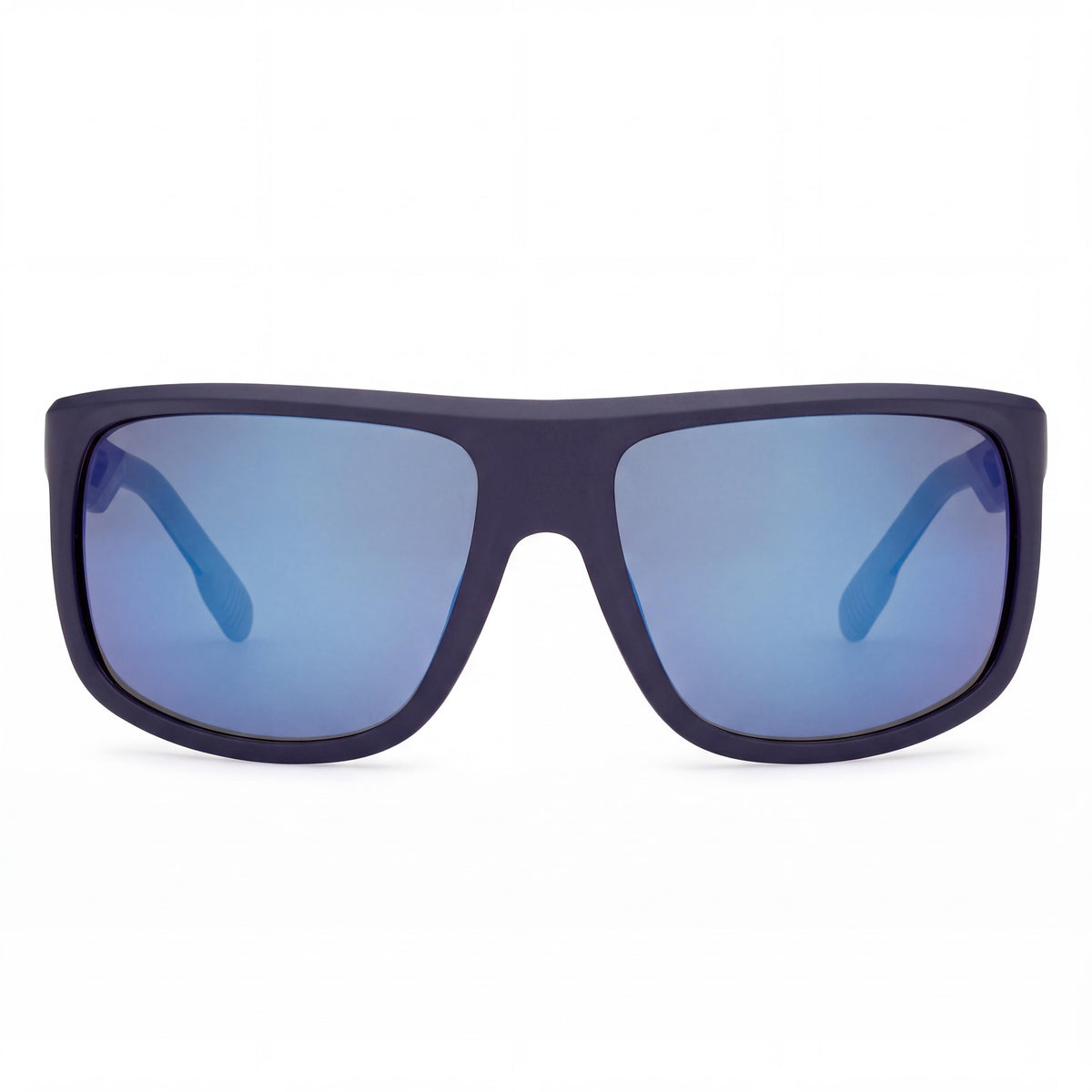 Gafas de sol Harley-Davidson Classic unisex con montura inyectada en azul mate y lentes multicolor no polarizadas de 66 mm, Photo 2