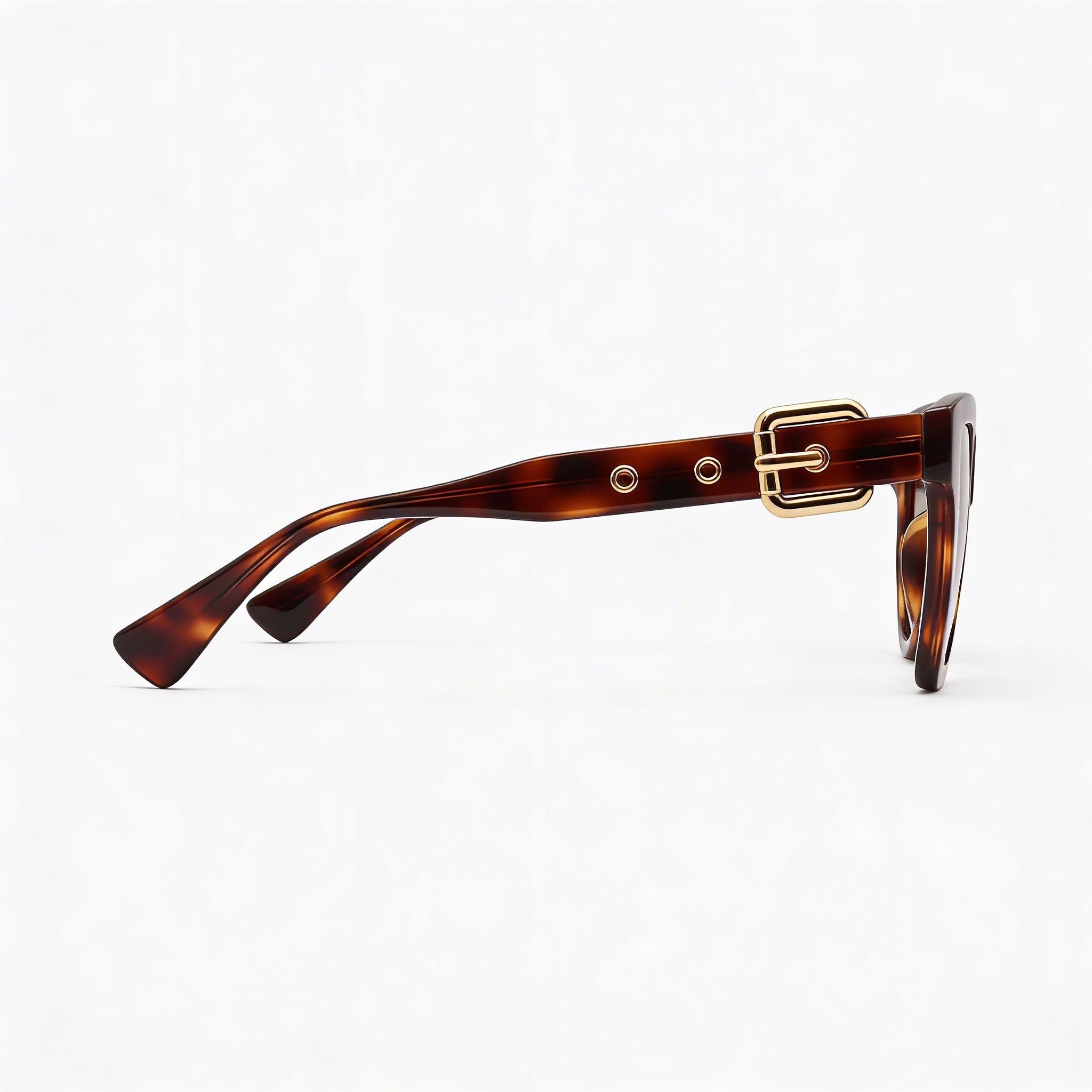Moschino Vintage Women's Dark Havana Brown Frame Havana Lens 100% UV Protection Sunglasses 54-16-140, Photo 2