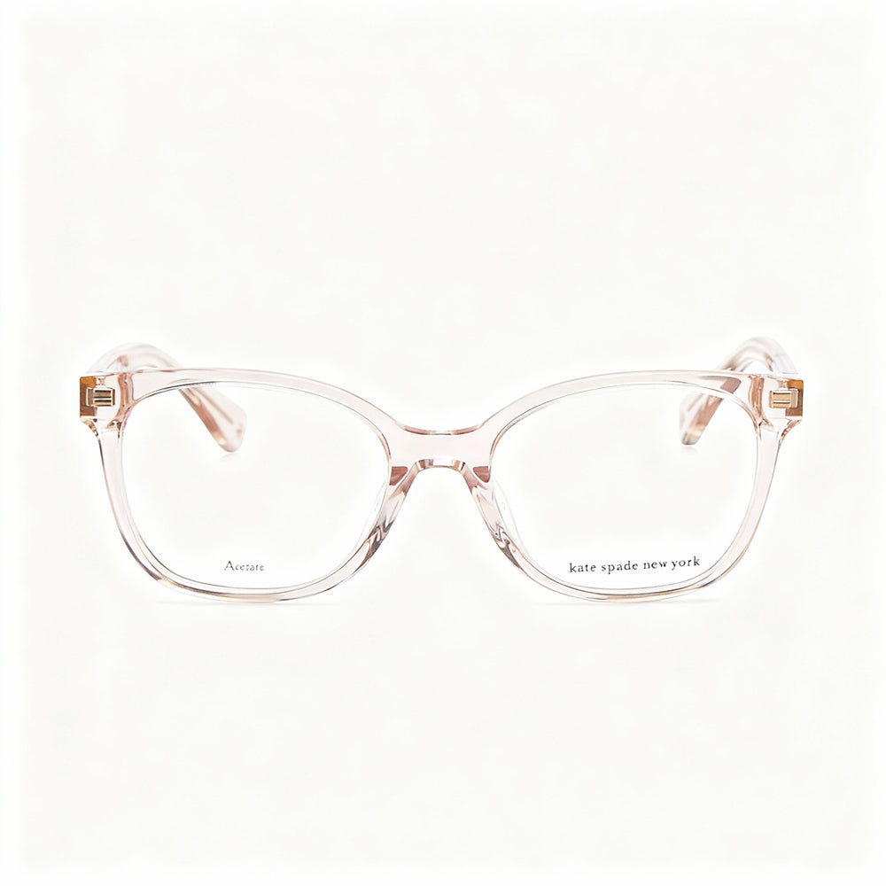 Gafas de sol Kate Spade New York Payton para mujer, montura de acetato rosa con lentes rosas no polarizadas, 50 mm