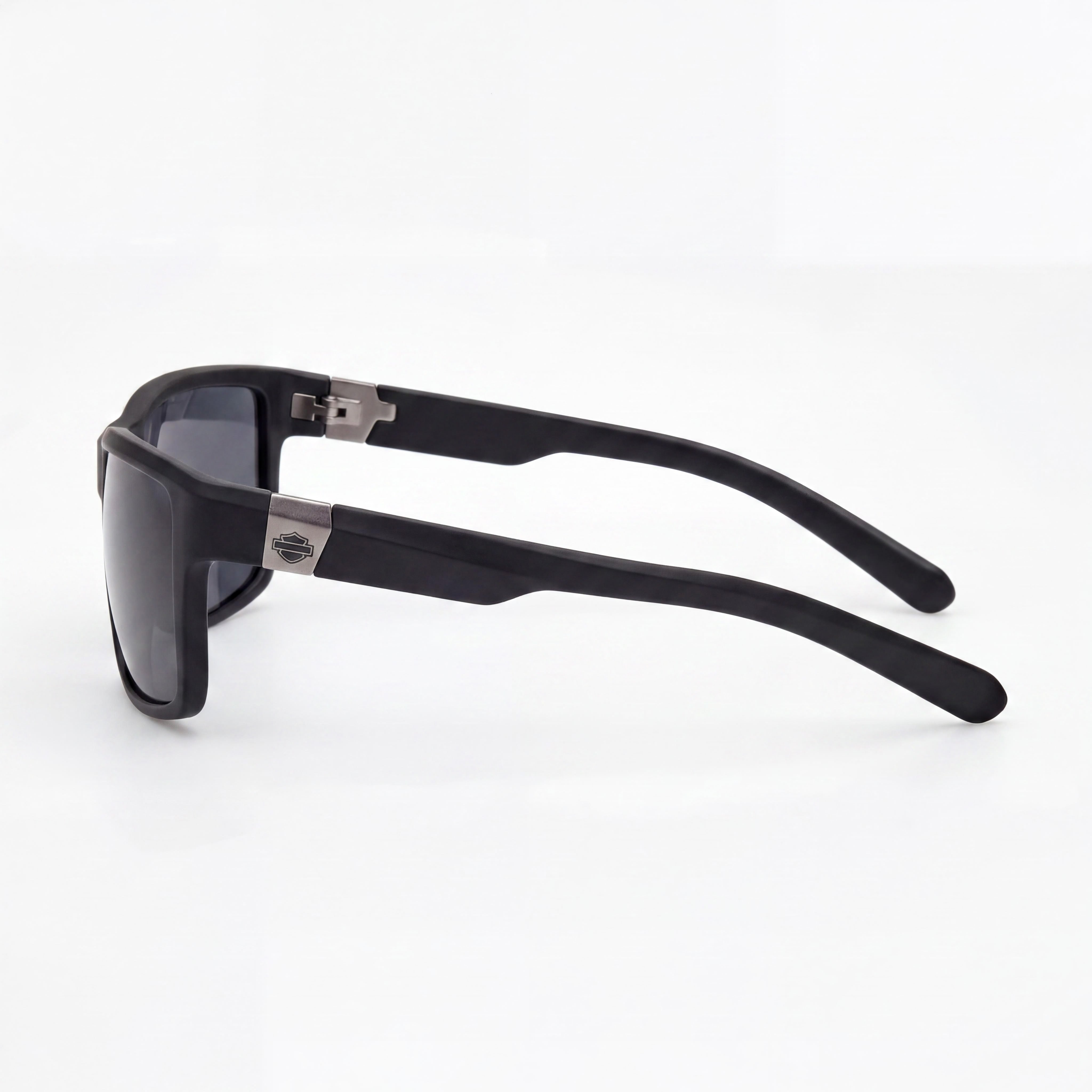 Harley-Davidson Hd00022 Gafas de sol polarizadas unisex con protección UV negro mate humo 63-18-130, Photo 3