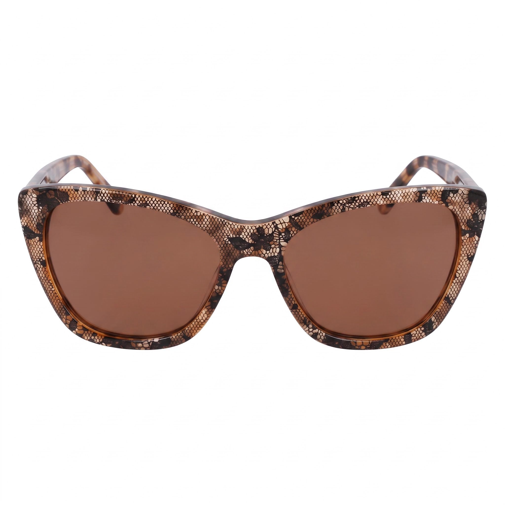 bebe Bb7254 Women's Brown Acetate Frame with UV Protection Non-Polarized Lenses 56-17-140, Photo 2