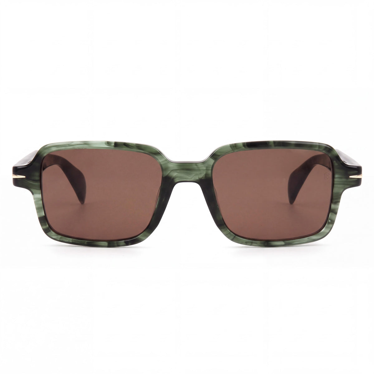 Gafas Beckham Modern DB 1179/S para mujer, color verde tipo cuerno, puente de 19 mm, longitud de varilla de 140 mm, Photo 2