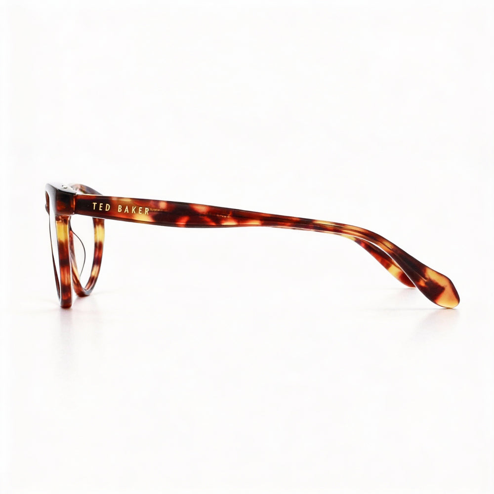 Ted Baker Women's Demi Amber Plastic Frame Non- Glasses 50mm Lens, 17mm Bridge, 135mm Temples