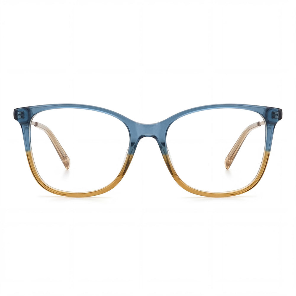 Men's Missoni Modern Style Acetate Optical Frames in Blue Beige with Blue Beige Lenses 54-16-145