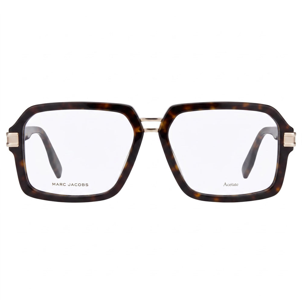 Marc Jacobs Modern Eyeglasses for Men - Havana Acetate Frame with Non-Polarized Polycarbonate Lenses 55mm