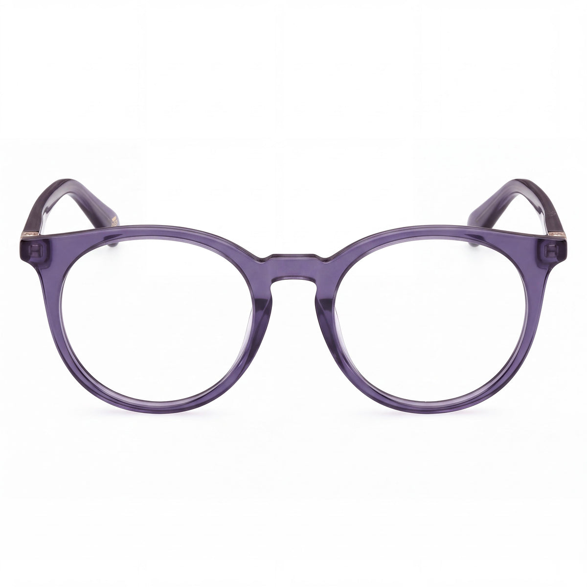GUESS GU522409048 Unisex Shiny Blue Plastic 48-19-145 Transparent Demo Lenses, Prescription Ready, Photo 2