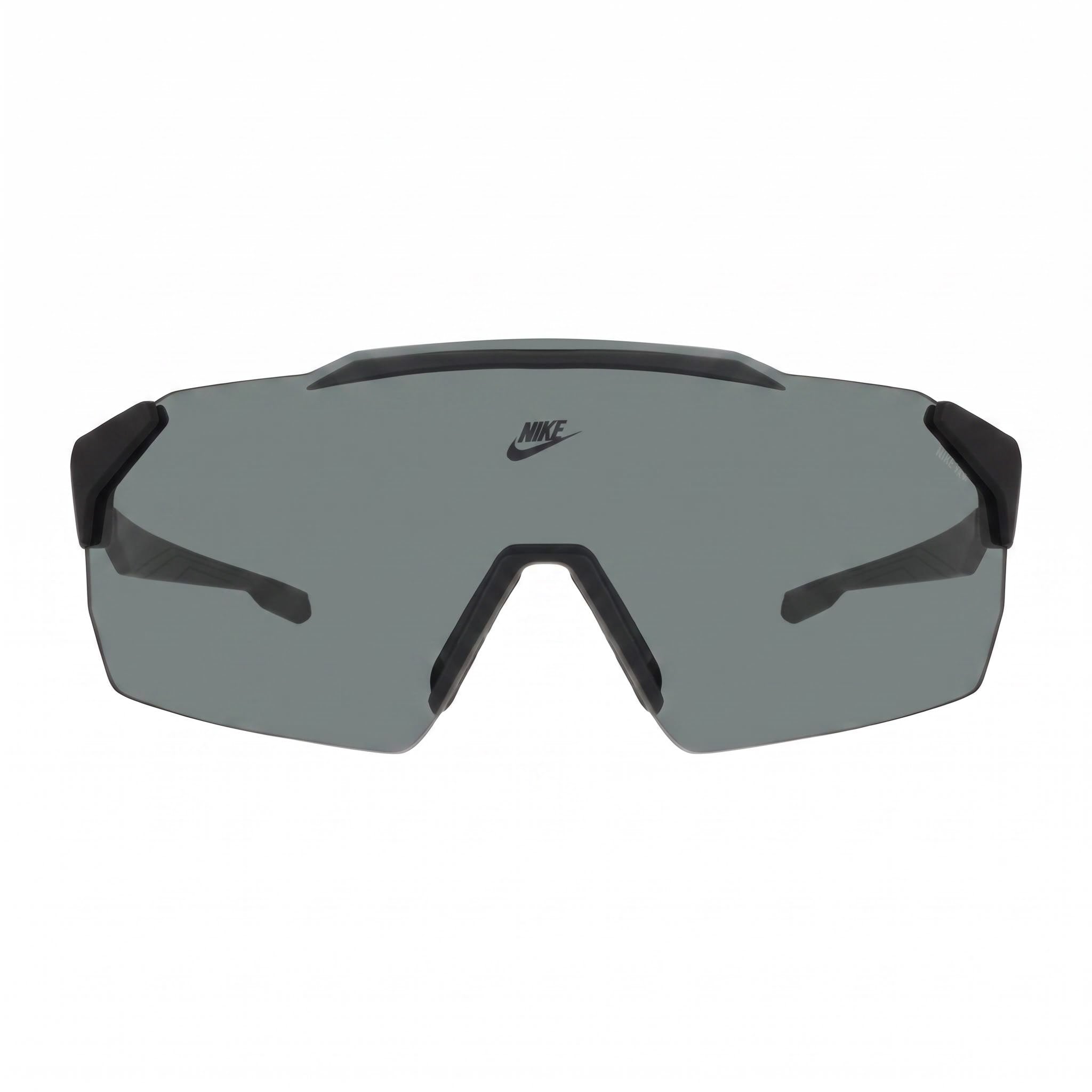Gafas de sol informales NIKE con montura de plástico para hombre, negro mate / gris polarizado, UV 400, talla 61-18-140, Photo 2