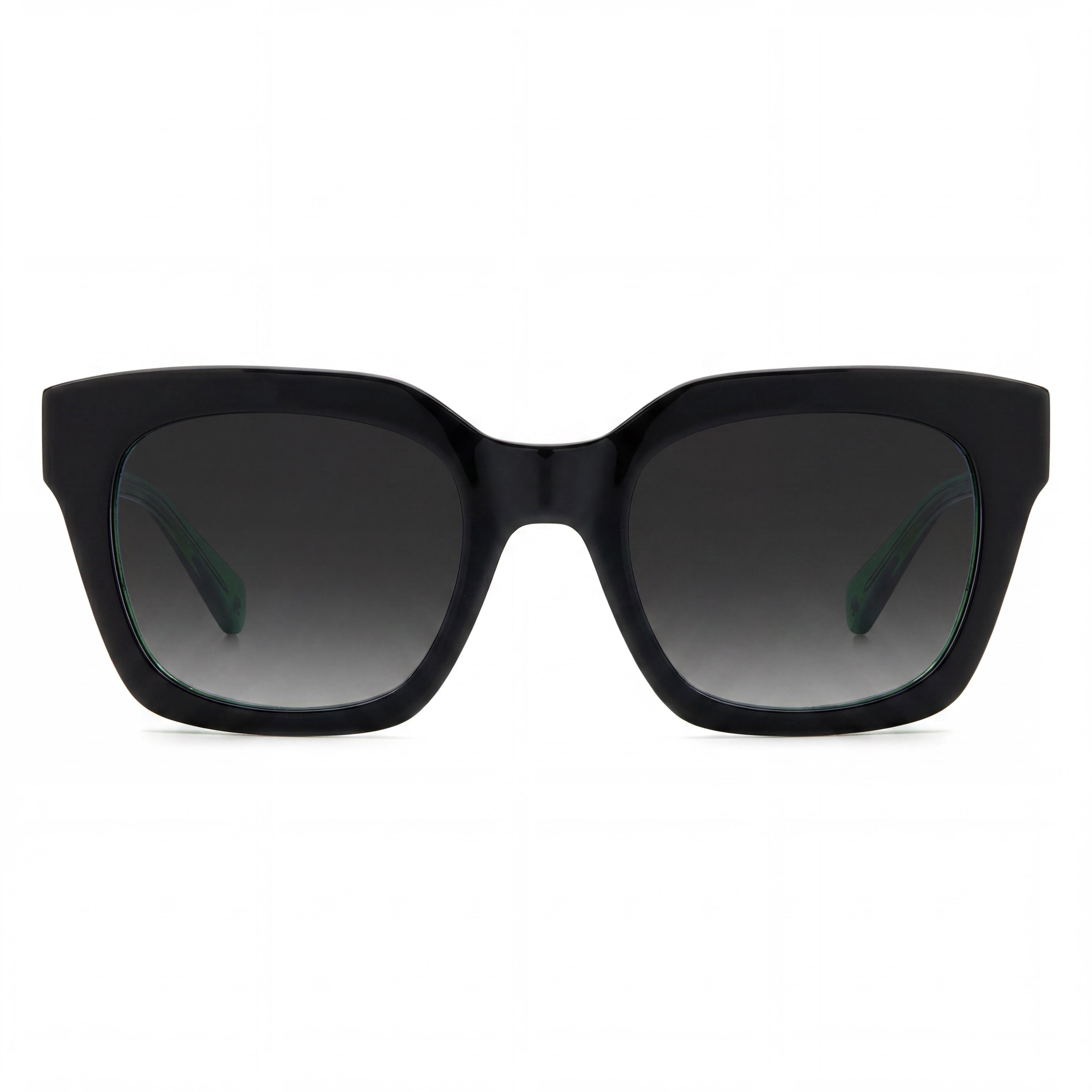 Kate Spade New York Black Green Rectangle Sunglasses for Women, 50mm, Photo 2