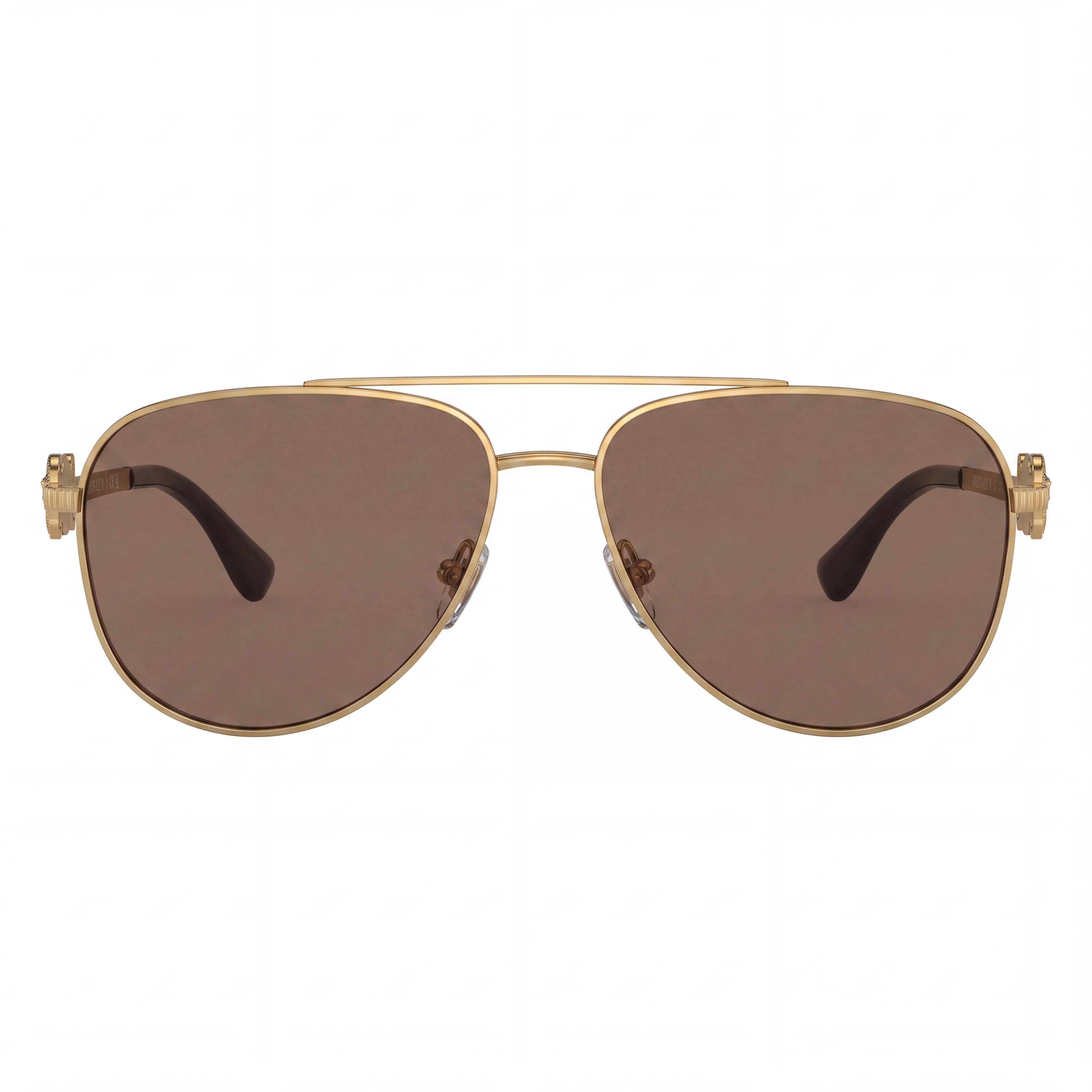 Versace Contemporary Unisex Multi-Coloured Metal Full Rim Brown Mirror Lens UV Protected Sunglasses 52mm, Photo 2