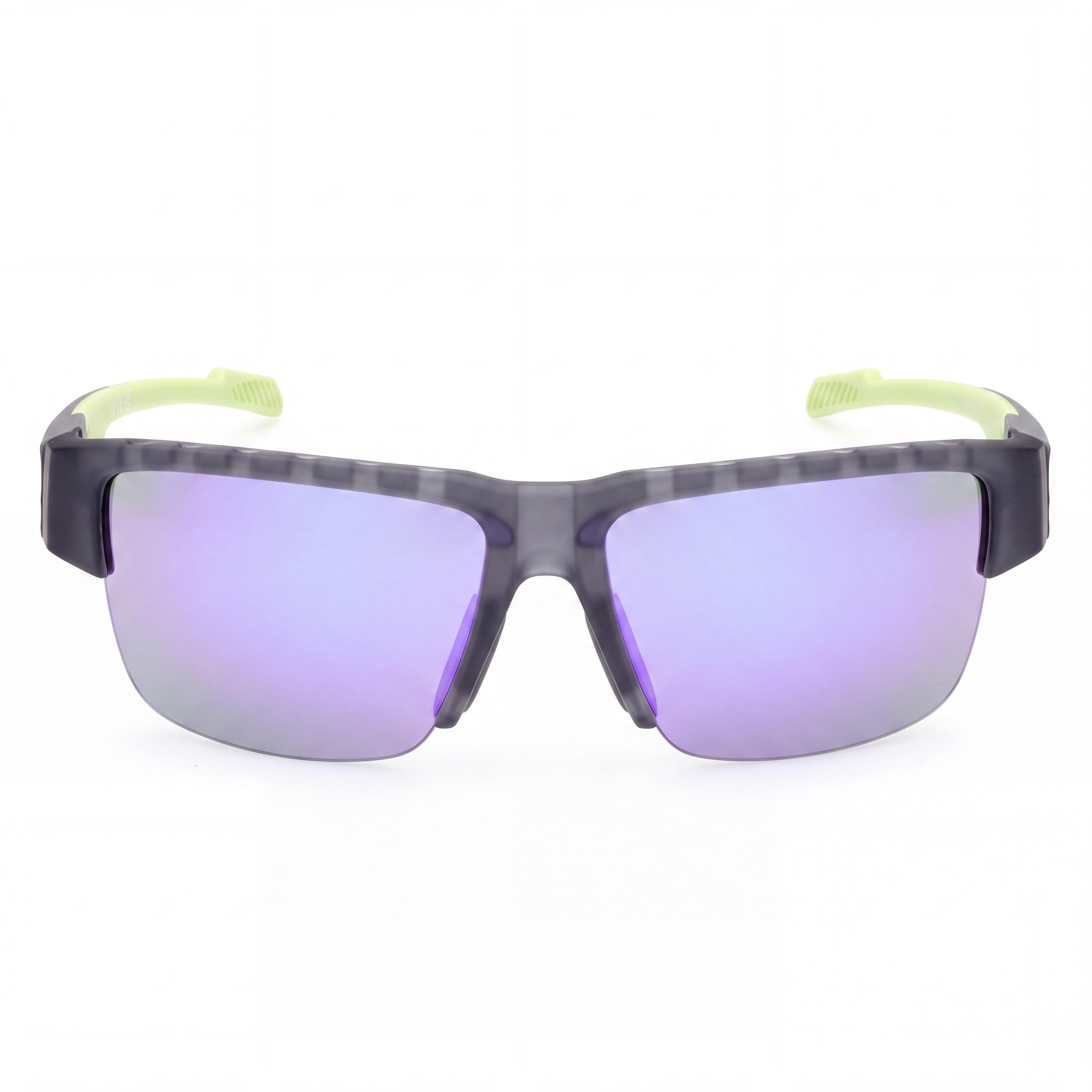 adidas SP0070 20Z Men's INJECTED Grey Frame Gradient Mirror Violet Lens UV Protection Sunglasses 68mm, Photo 2