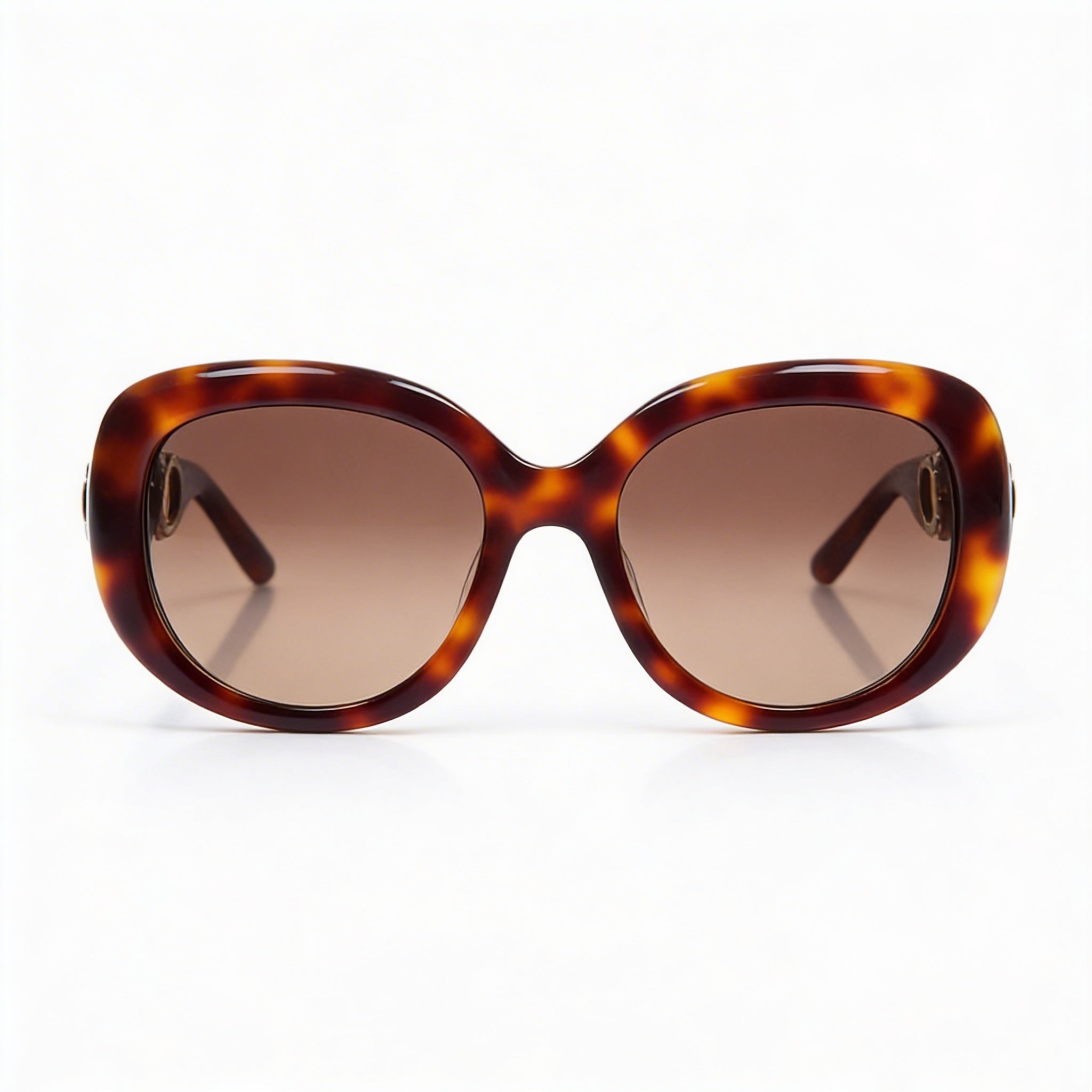 Gafas de sol de protección UV de plástico carey con lentes marrones Ferragamo Sf727s 214 para mujer 53mm, Photo 3