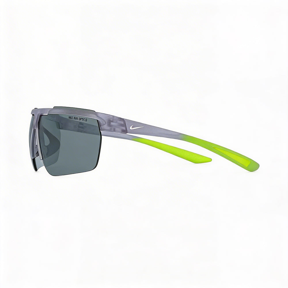 Nike Windshield CW4664 Unisex Rectangular Plastic Sunglasses UV Protection 75mm - Wolf Grey/White/Silver Flash