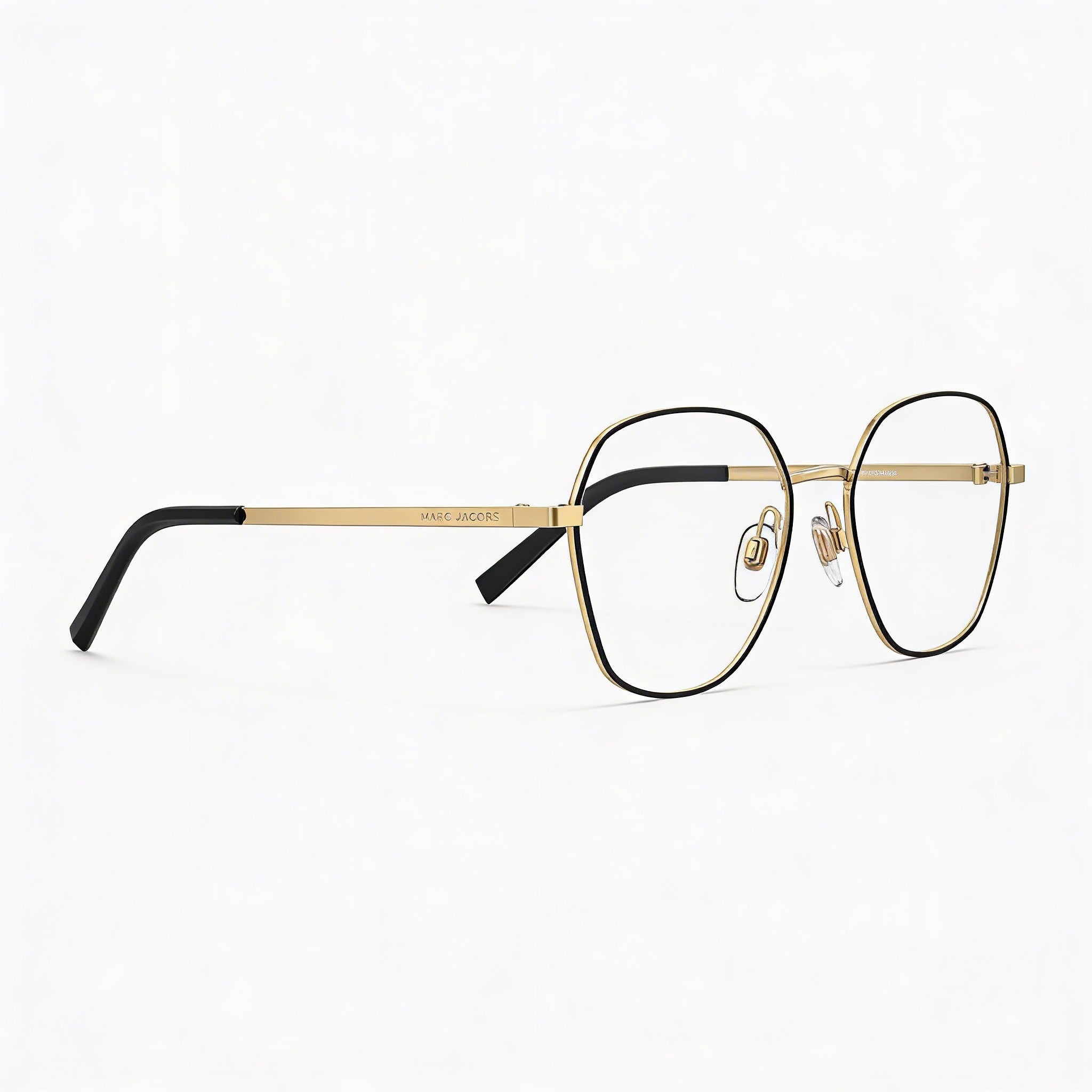 Gafas de vista Marc Jacobs Marc 476/G/N para mujer, de metal, color negro y dorado, 54 mm, Photo 2