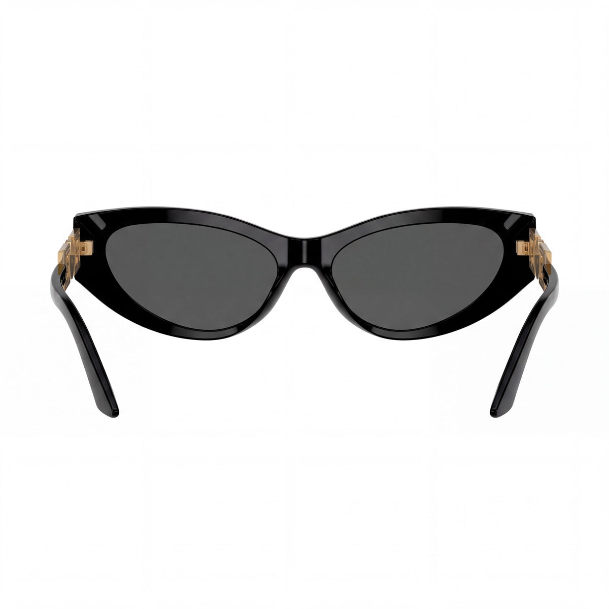 Versace Women's 0VE4470B GB1/87 Black Plastic Frame Contemporary Sunglasses with Grey Lenses 56mm, Photo 2