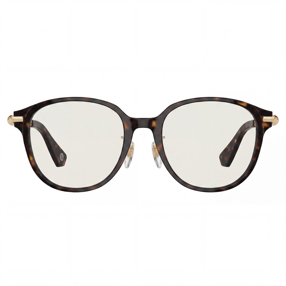 BURBERRY Be 2412d Gafas Ópticas para Hombre, Montura de Acetato Habana Oscuro con Lentes Transparentes de Policarbonato 52-19-140
