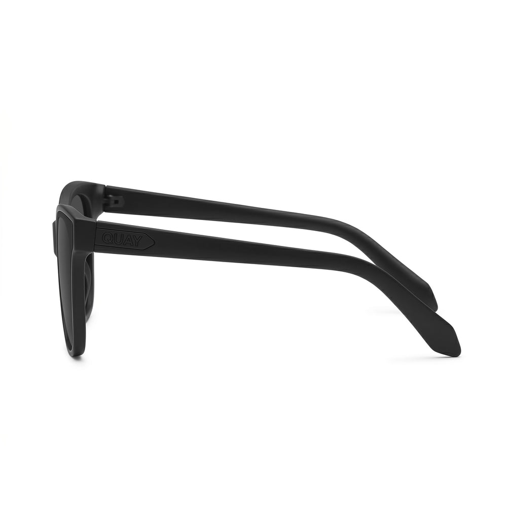 Gafas de sol QUAY AUSTRALIA After Party para mujer, montura de inyección negra, cuadradas grandes, protección UV, 151 mm