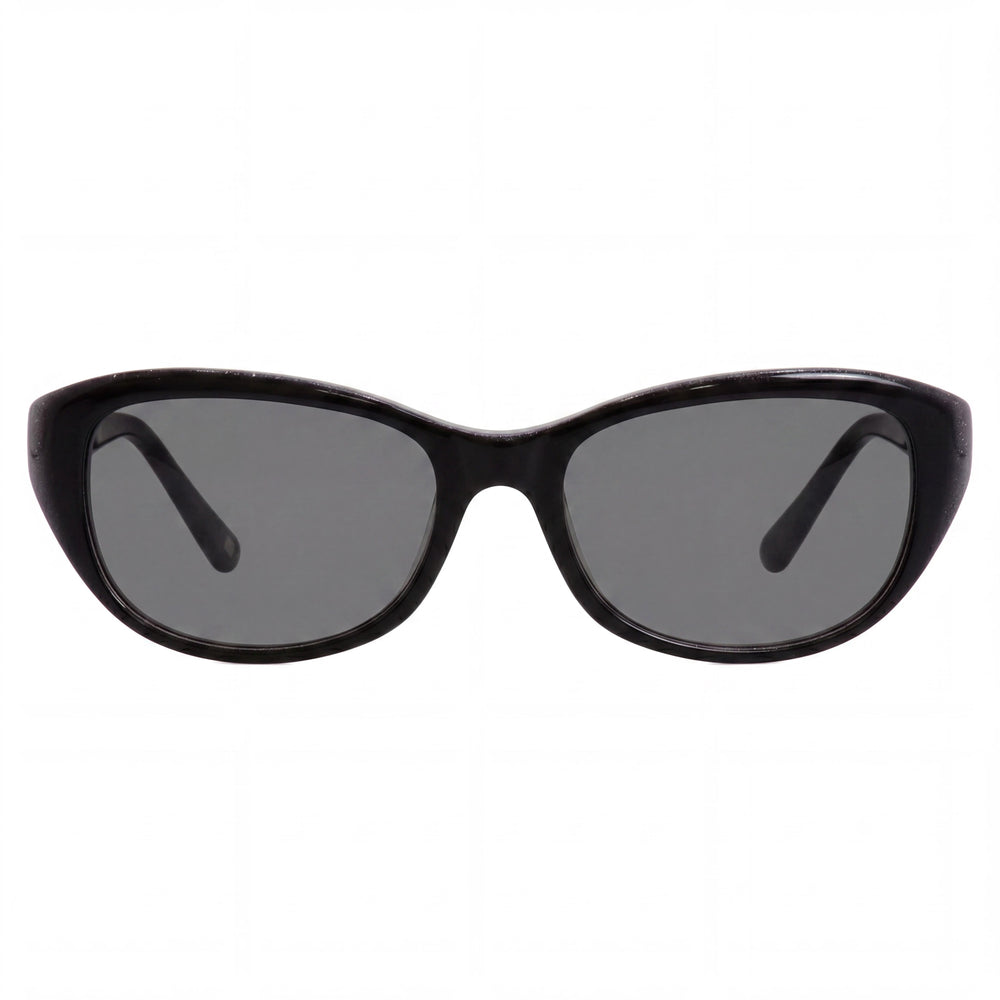 Gafas de sol Liz Claiborne L_claiborn 561s para hombre, montura de plástico, Black Lurex, lentes degradadas en gris con protección UV