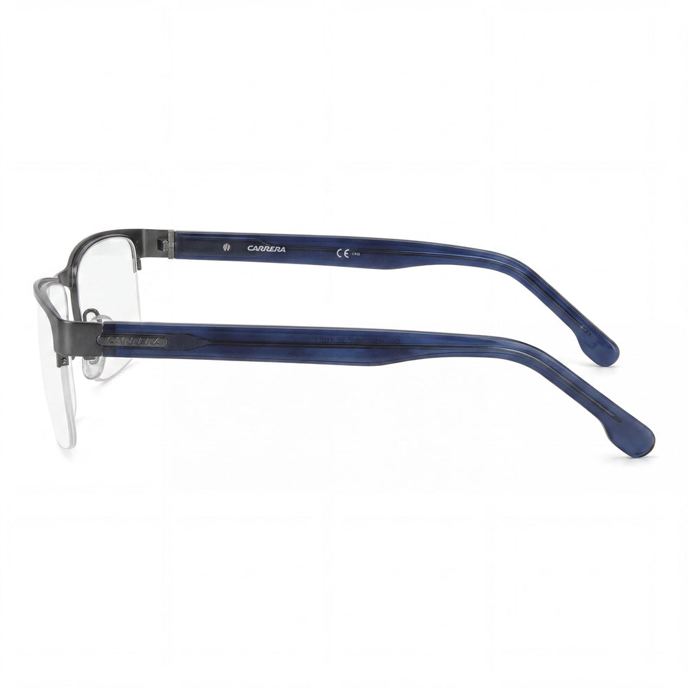 Gafas de sol Carrera modernas unisex de aleación de acero, rutenio oscuro mate, sin polarizar, con protección UV, 58 mm