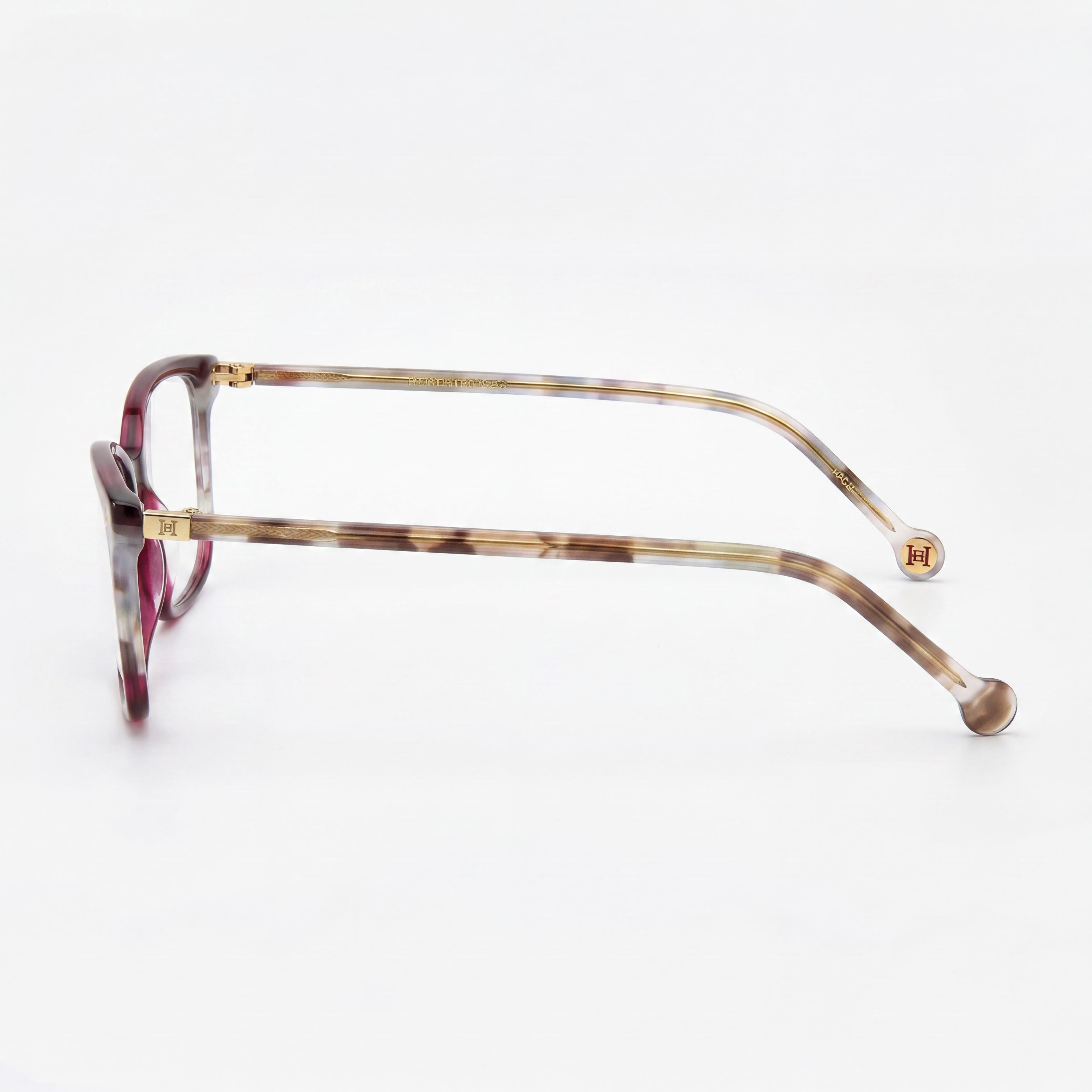 Carolina Herrera Her 0246 Women's Light Acetate Frame Sunglasses with Non-Polarised Burgundy Havana Lenses 53mm, Photo 2