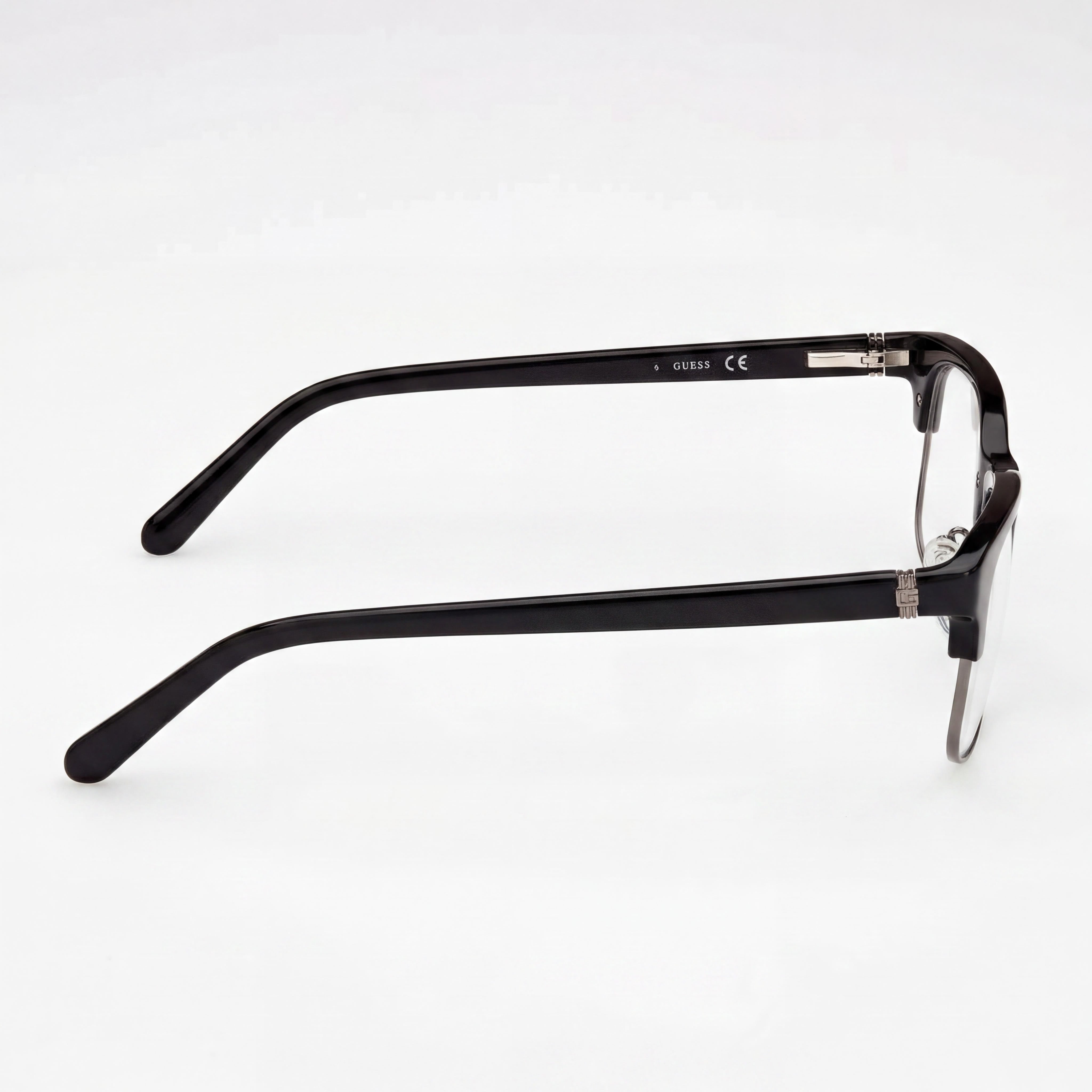 GUESS Modern Women's Eyeglasses with Black Plastic Full-Rim Frame and Clear Lenses 55mm, Photo 2