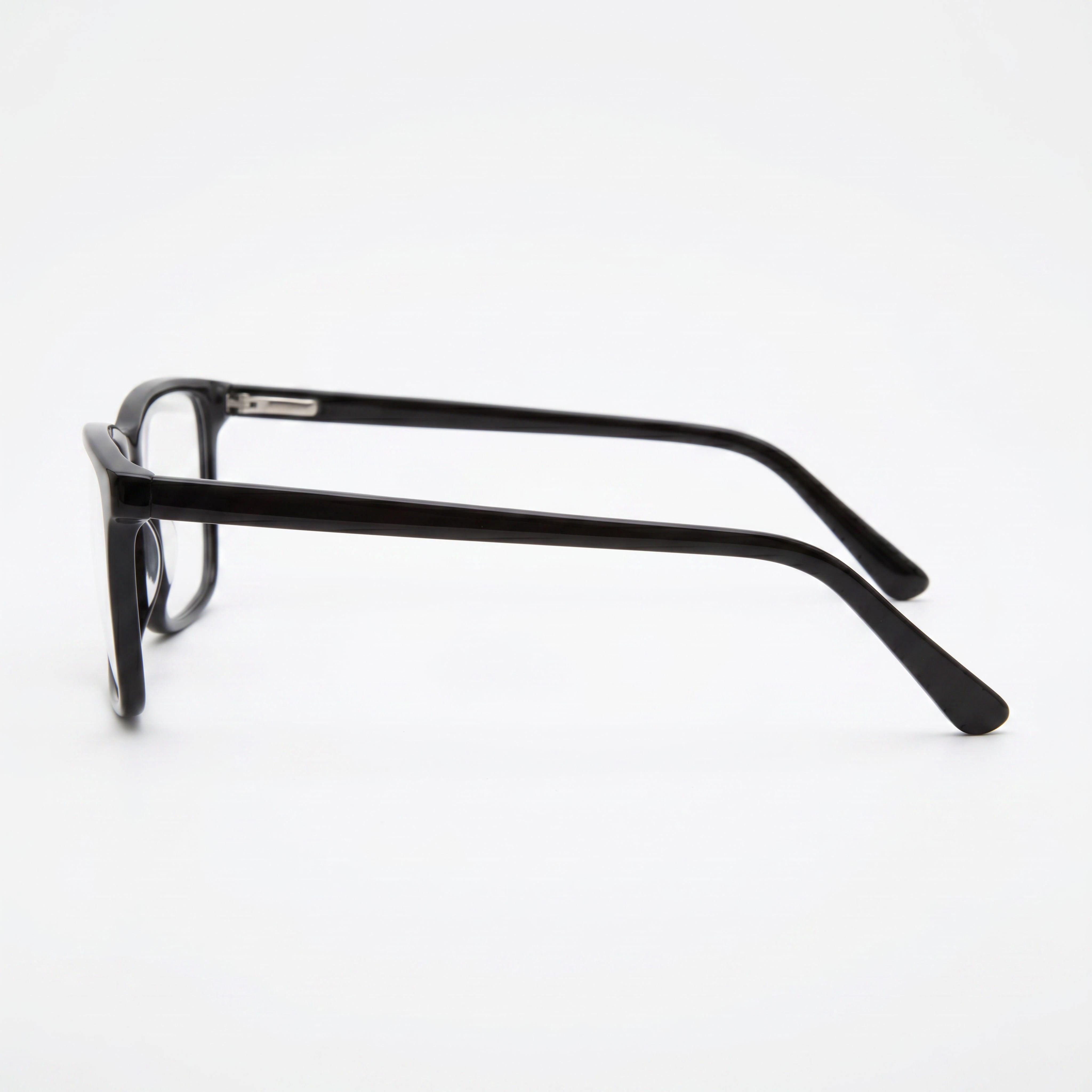 Adensco Ad 133 Black Metal Frame Eyewear For Men with Clear Lenses Size 51-17-140, Photo 2