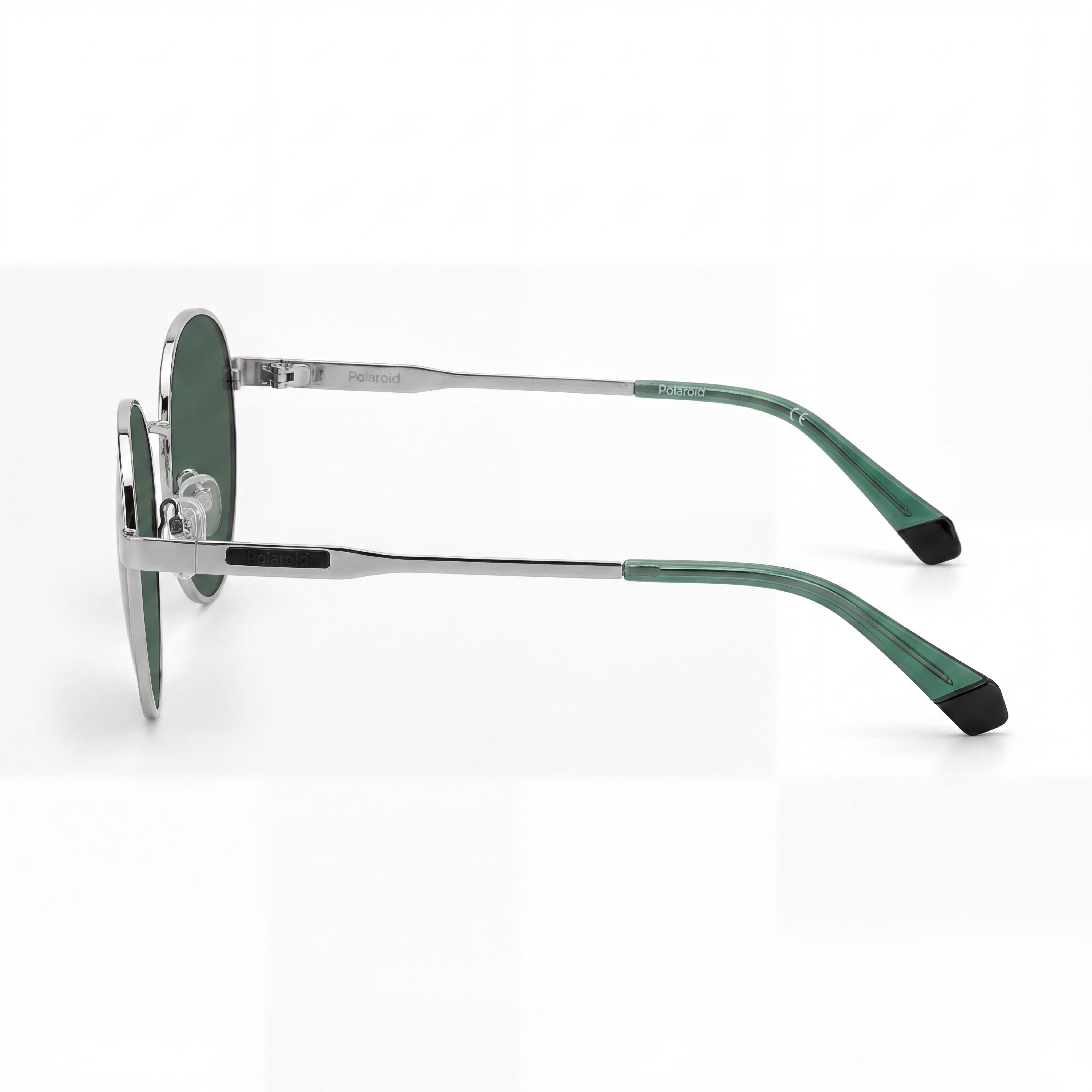Polaroid Classic Unisex Multicolour Stainless Steel Sunglasses with Green Polarized UV Protection Lenses 52mm, Photo 3