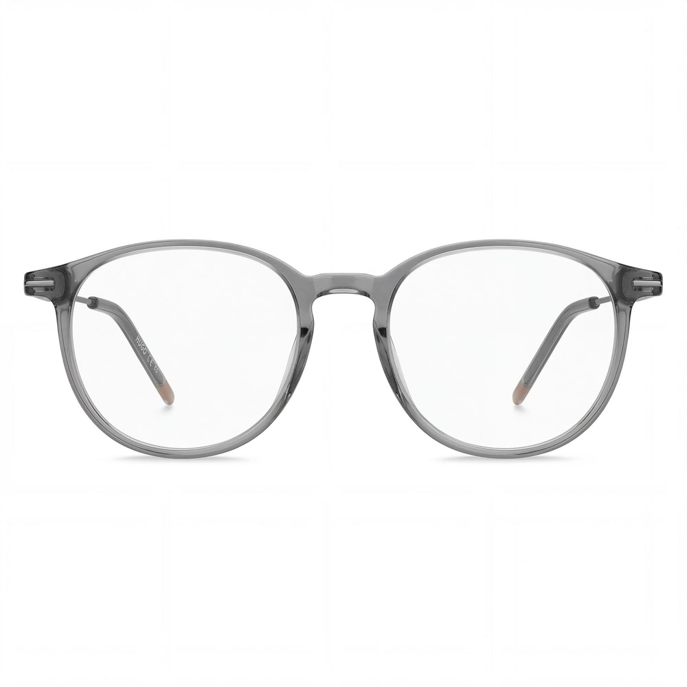 HUGO Panthos Unisex Magnesium Frame Eyewear in Grey Dark Ruthenium with Polycarbonate Non-polarised Lenses 50-19-145