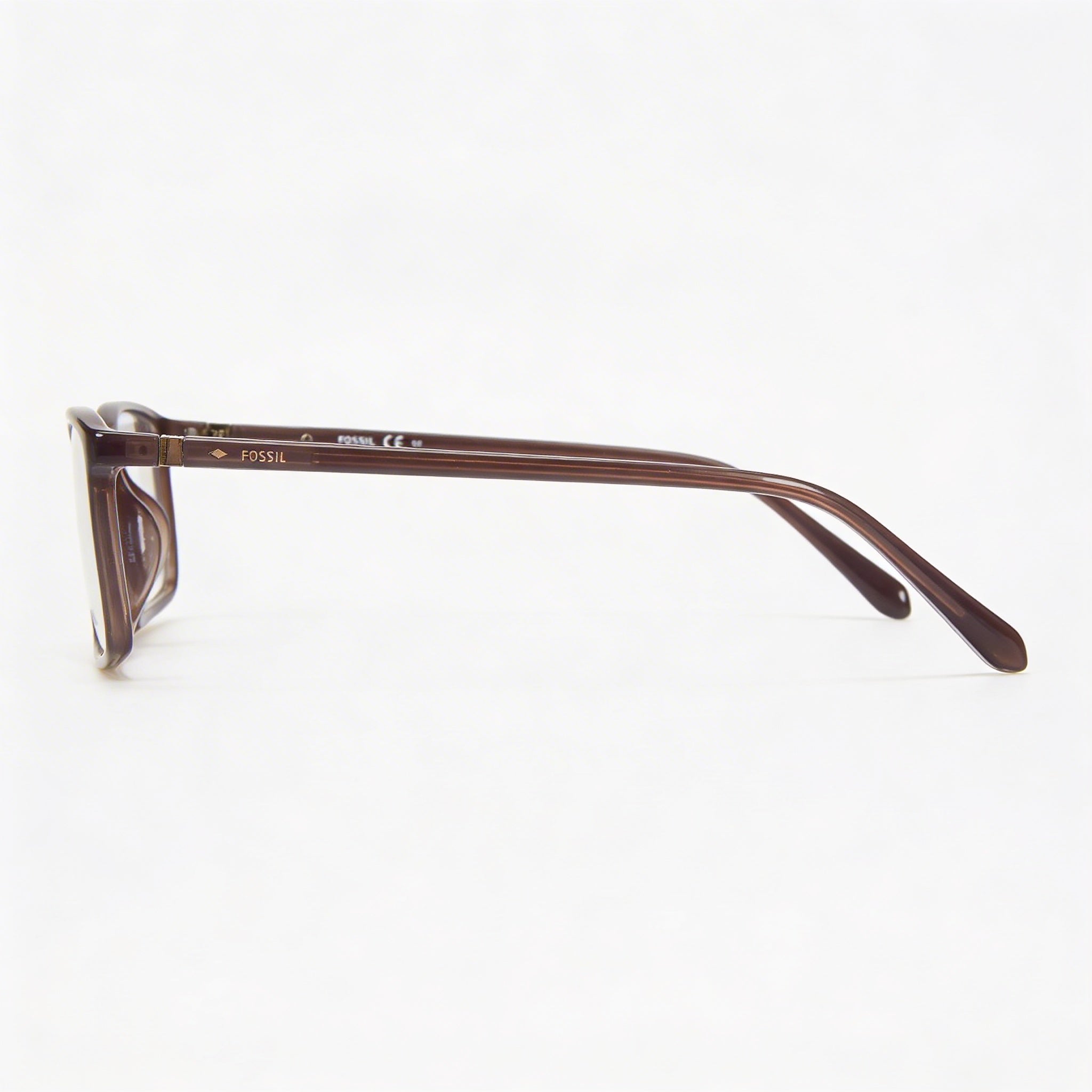 Fossil Modern Men’s Propionate Crystal Grey Non-polarised Sunglasses with Polycarbonate Lenses 55mm, Photo 2