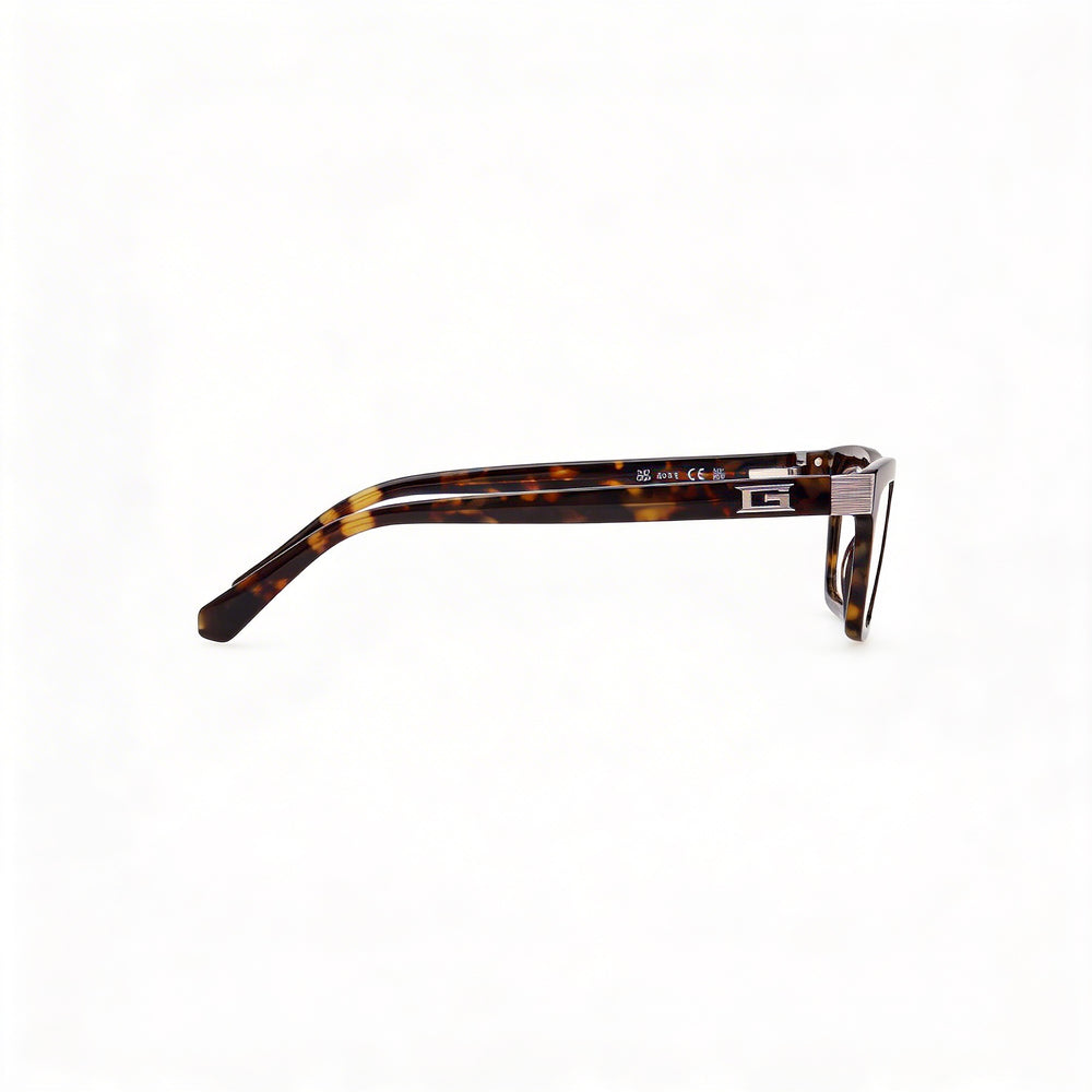 GUESS Gu50242 Unisex Clear Lens Plastic Frame Eyewear in Blue Havana, 53mm Lens Width