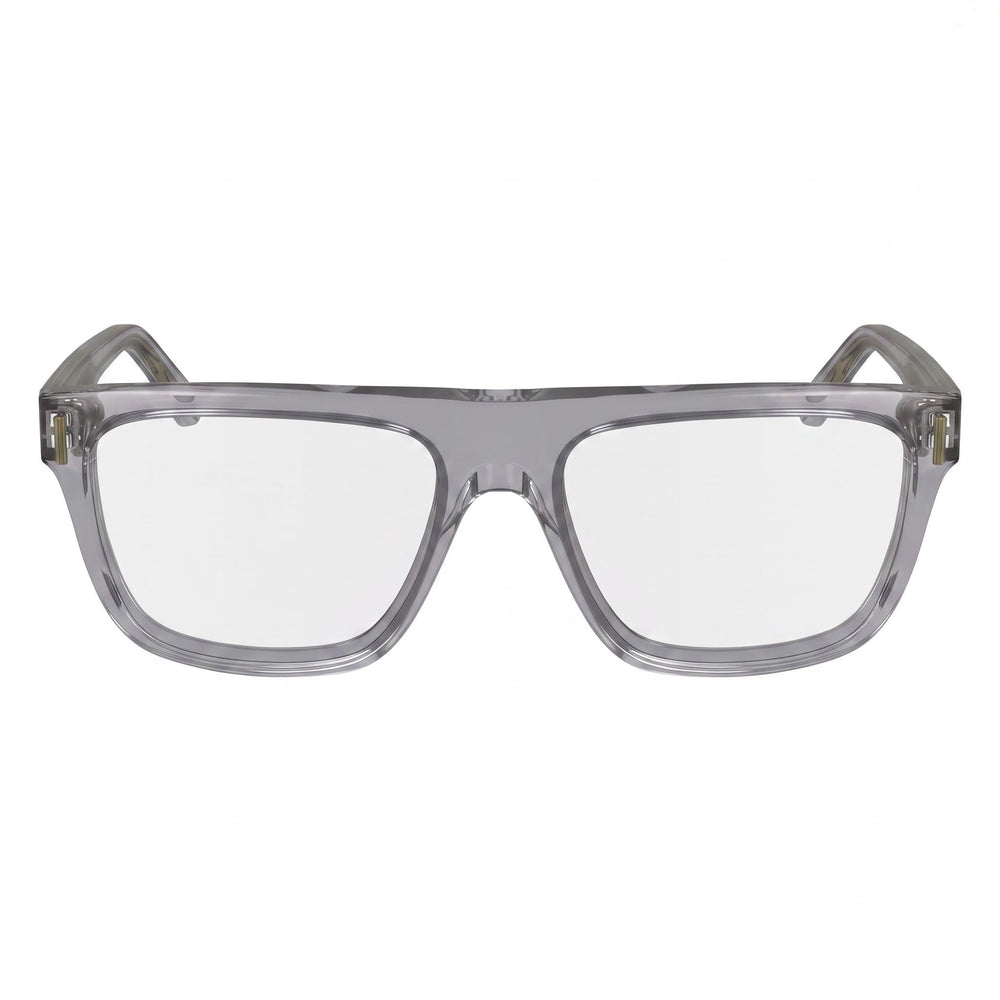 Gafas de acetato Salvatore Ferragamo SF2997 para hombre, color gris cristal claro, 55 mm