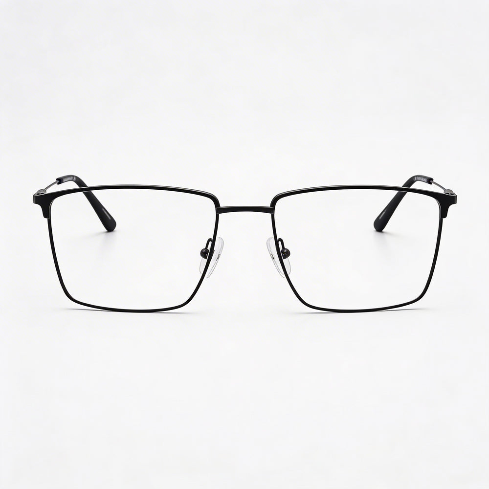 Chesterfield Ch 102xl Men's Eyewear featuring Black Metal Frame and Clear Lenses, Size 57-18-150