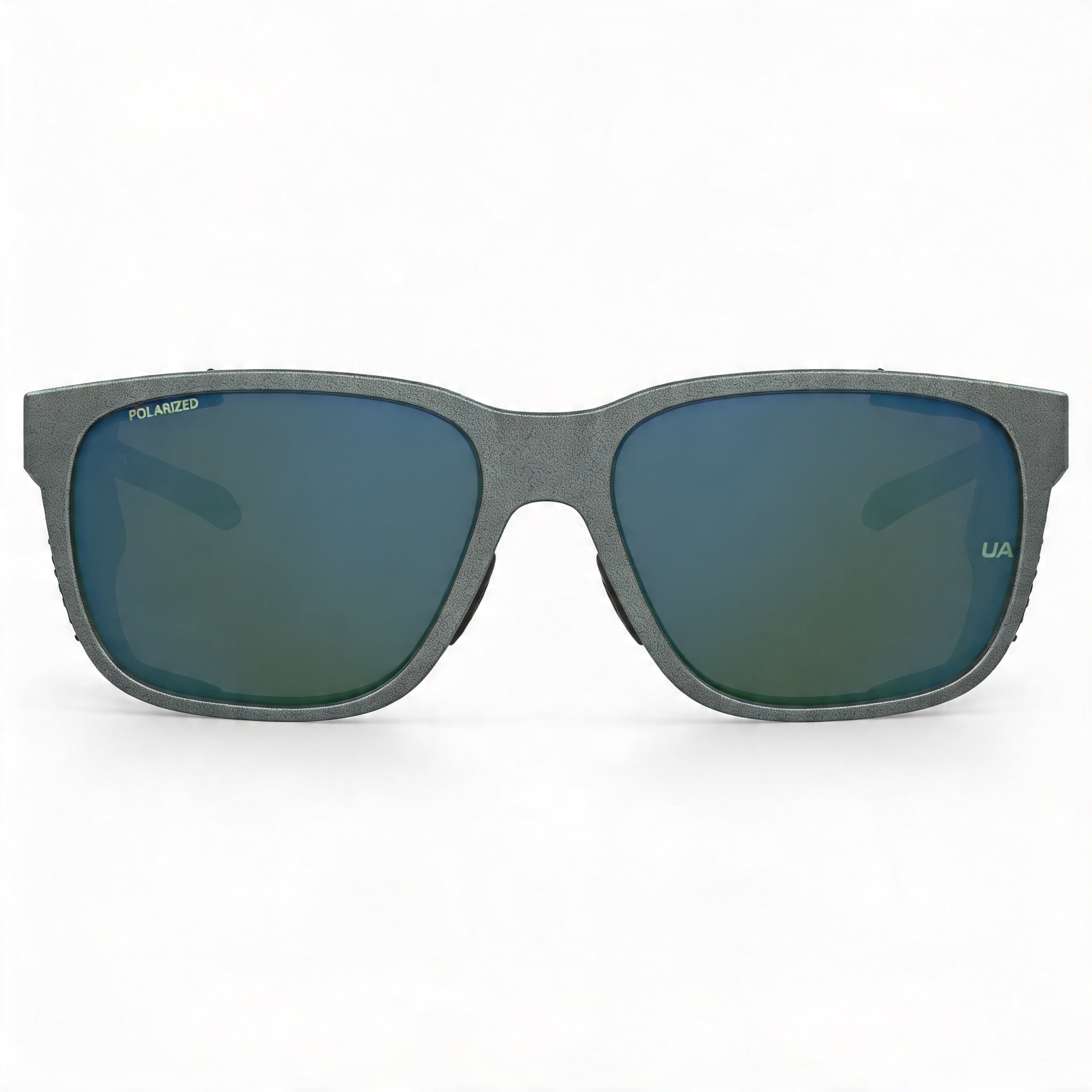 Under Armour Comtemporary Men's Polarized Sunglasses, Metalized Grey Green, 58mm, Photo 3