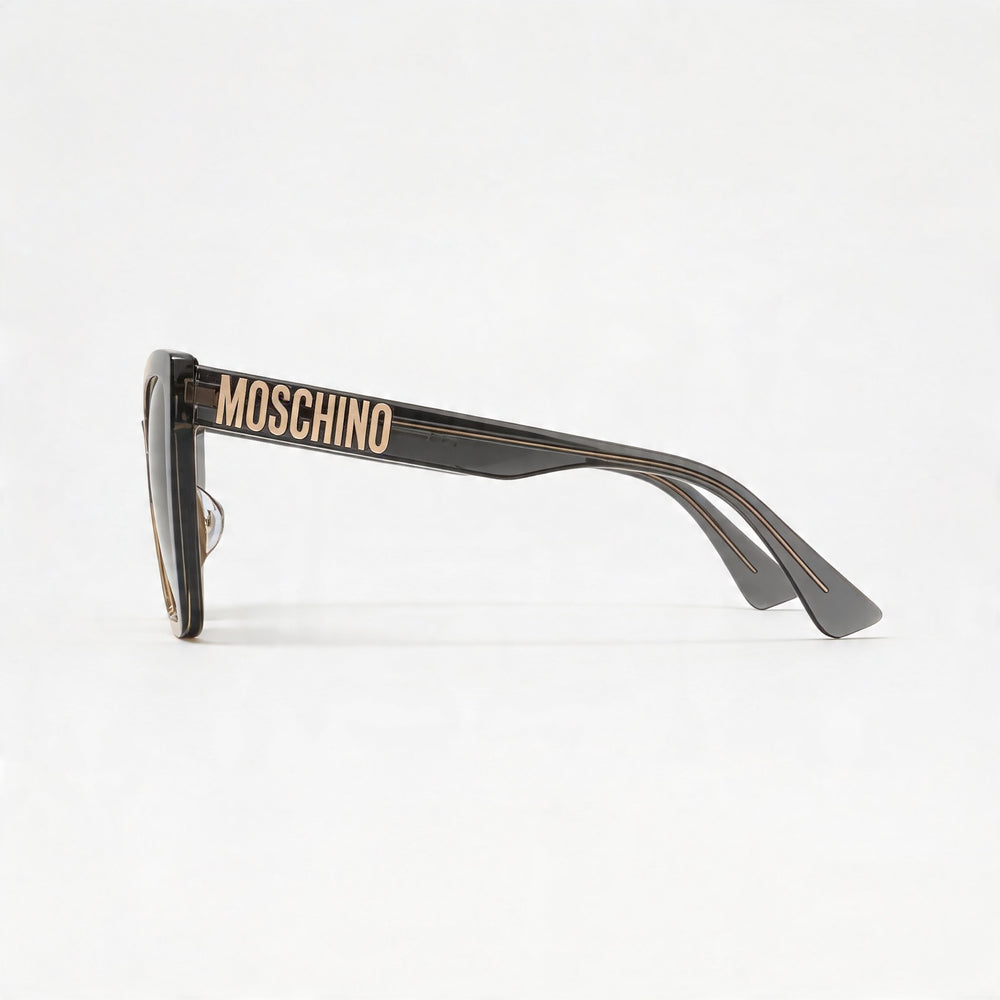 Gafas de sol Moschino para hombre MOS155/S de acetato con montura gris ocre y lentes oscuras degradadas con protección UV 55-18-140