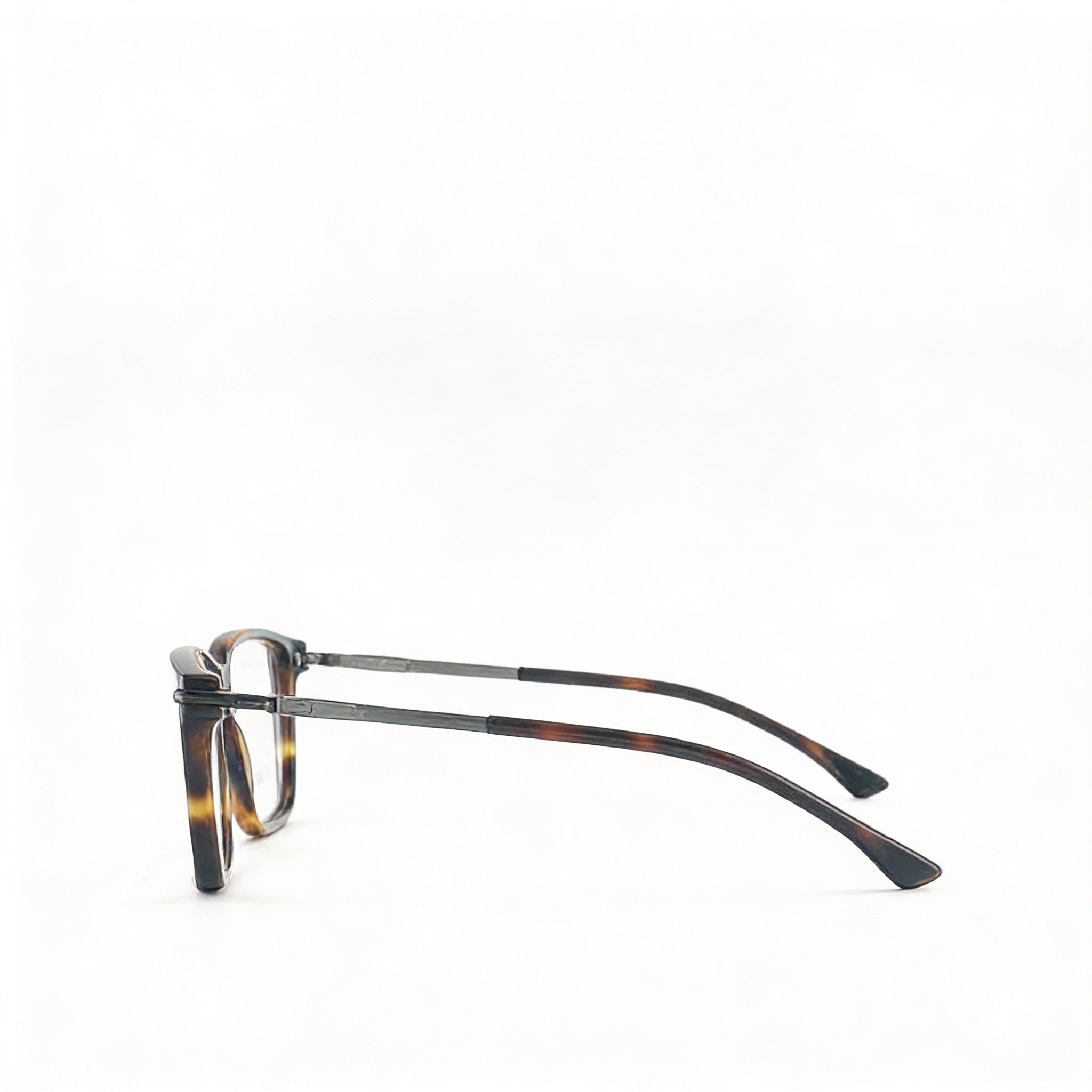 SMITH Classic Men's Matte Dark Havana Plastic Full Rim Rectangular Eyeglasses, Photo 3