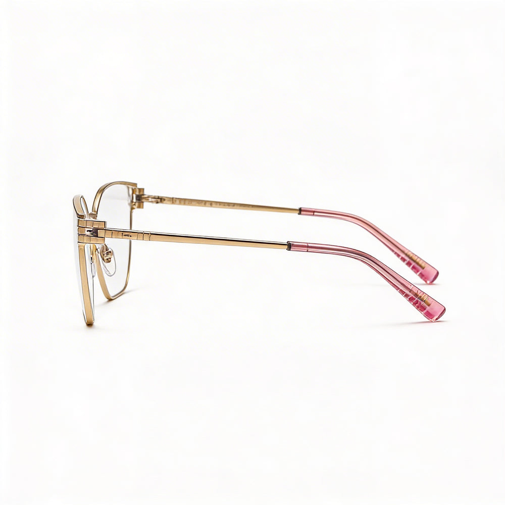 Gafas de Lujo Unisex Chopard, Montura de Acetato, Cobre Dorado Brillante, Ancho de Lente 54mm, Puente 17mm, Patilla 140mm