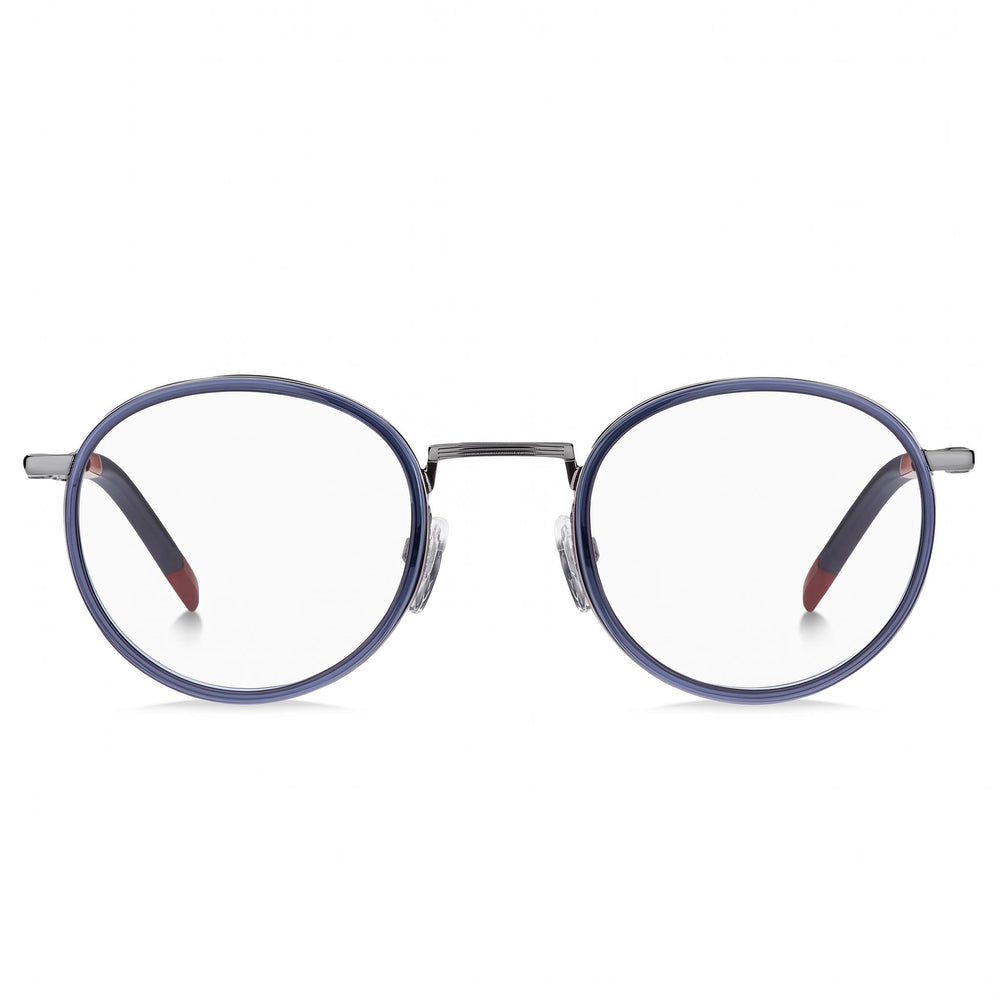 Tommy Hilfiger Th 1815 Men's Blue Metal Frame Eyeglasses with Polycarbonate Lenses 49mm