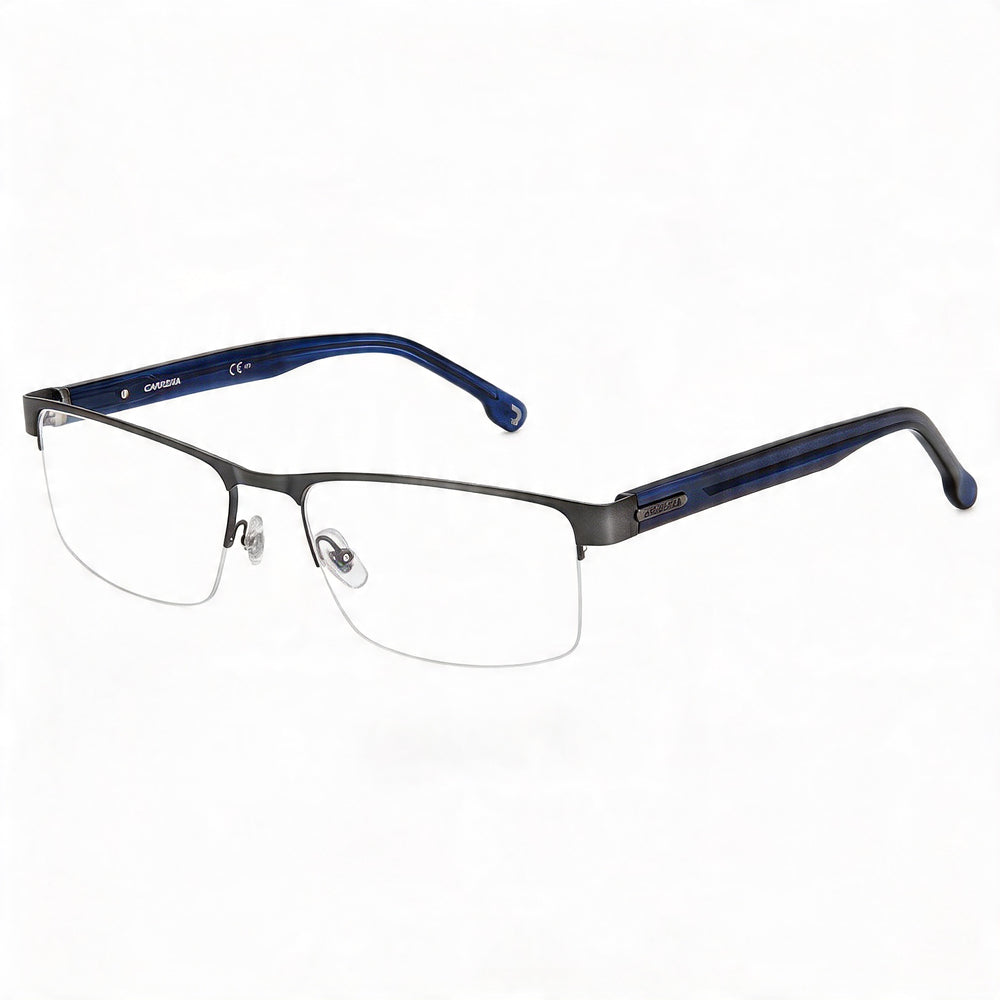 Carrera 8888 Modern Unisex Alloy Steel Eyewear, UV Protection, Non-Polarized, Matte Dark Ruthenium, 58mm