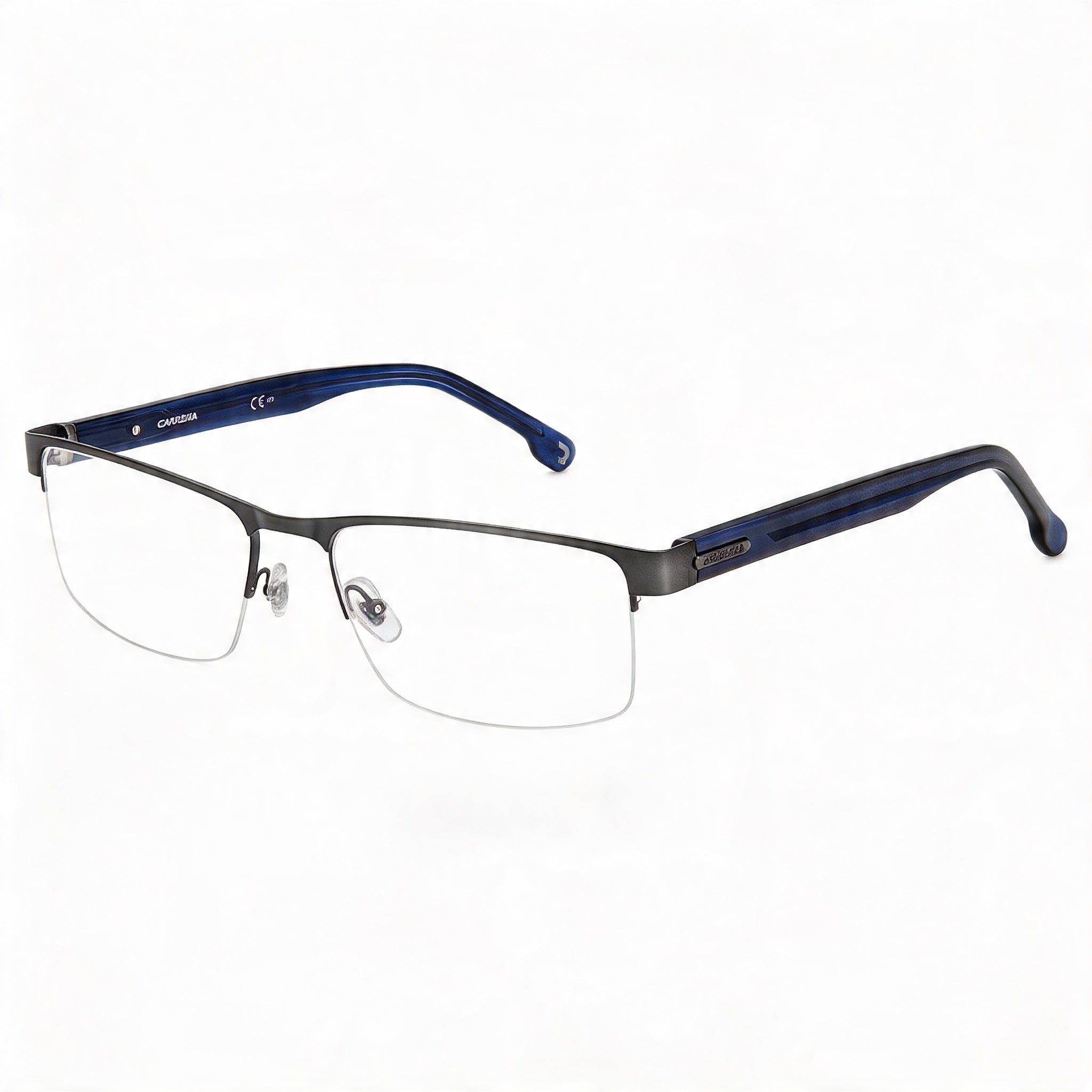 Carrera 8888 Modern Unisex Alloy Steel Eyewear, UV Protection, Non-Polarized, Matte Dark Ruthenium, 58mm, Photo 2