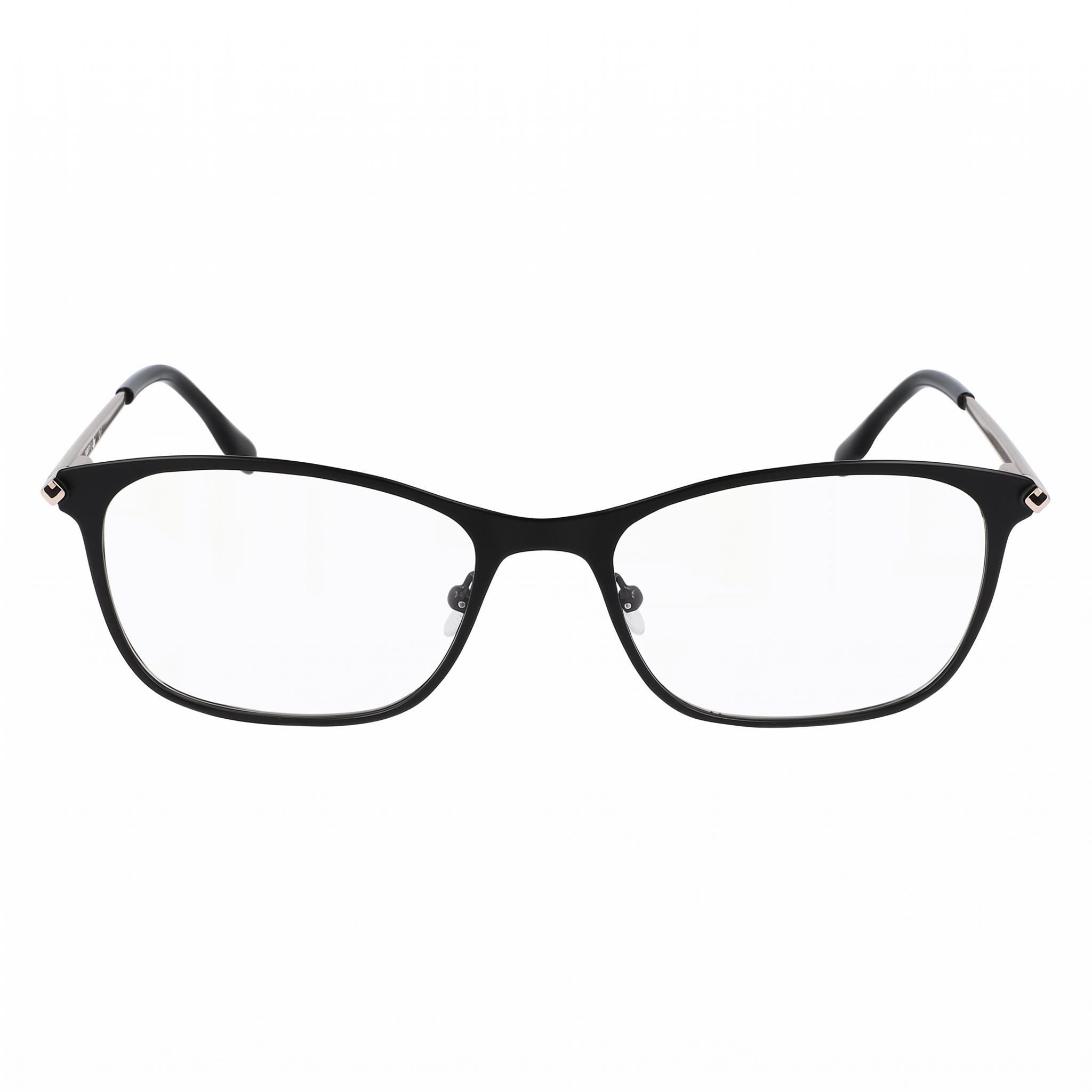 Lacoste CASUAL Women's Square Full-Rim Metal Black Crystal Demo Lenses Eyeglasses 56mm, Photo 2