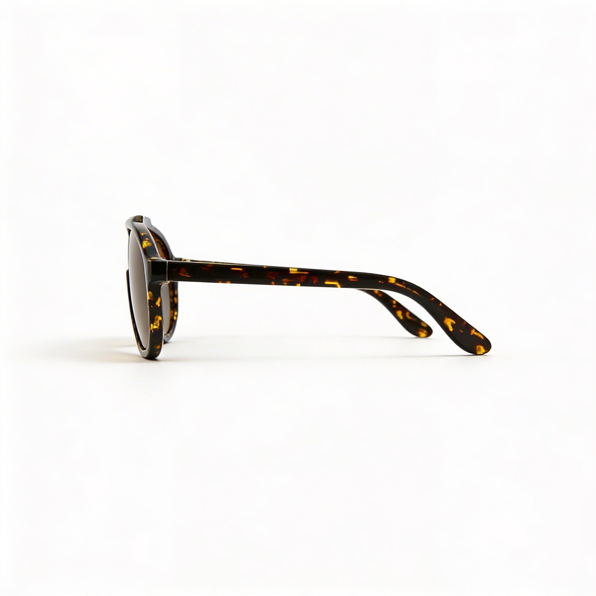 Gucci Men's Aviator GG1038S Havana Brown Acetate Sunglasses with Brown Lenses & UV Protection 99mm, Photo 3
