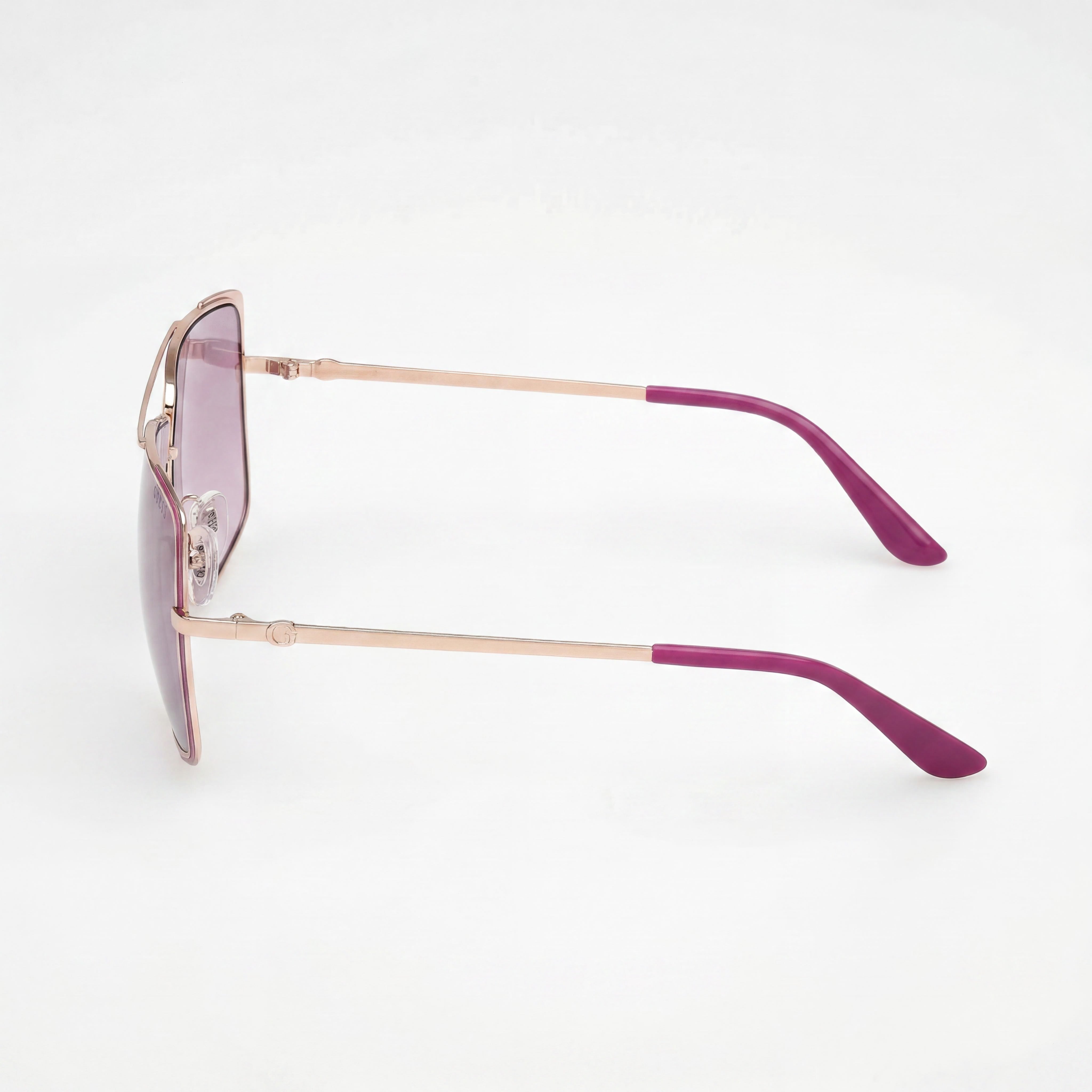 GUESS Casual Collection GU00220 Women's Metal Sunglasses Matte Violet UV 400 Protection 62-12-140, Photo 3