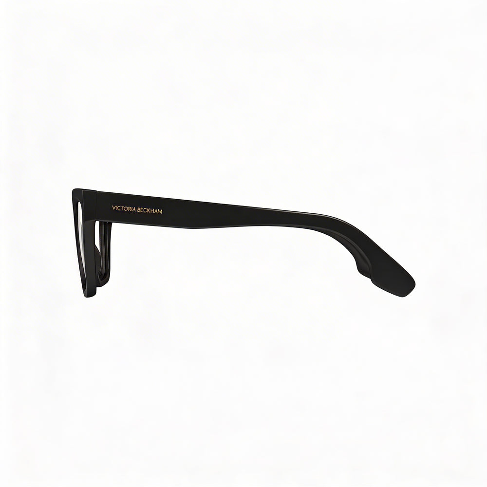 Gafas Modernas para Hombre Victoria Beckham con Montura de Acetato Negro y Cristales Negros no polarizados