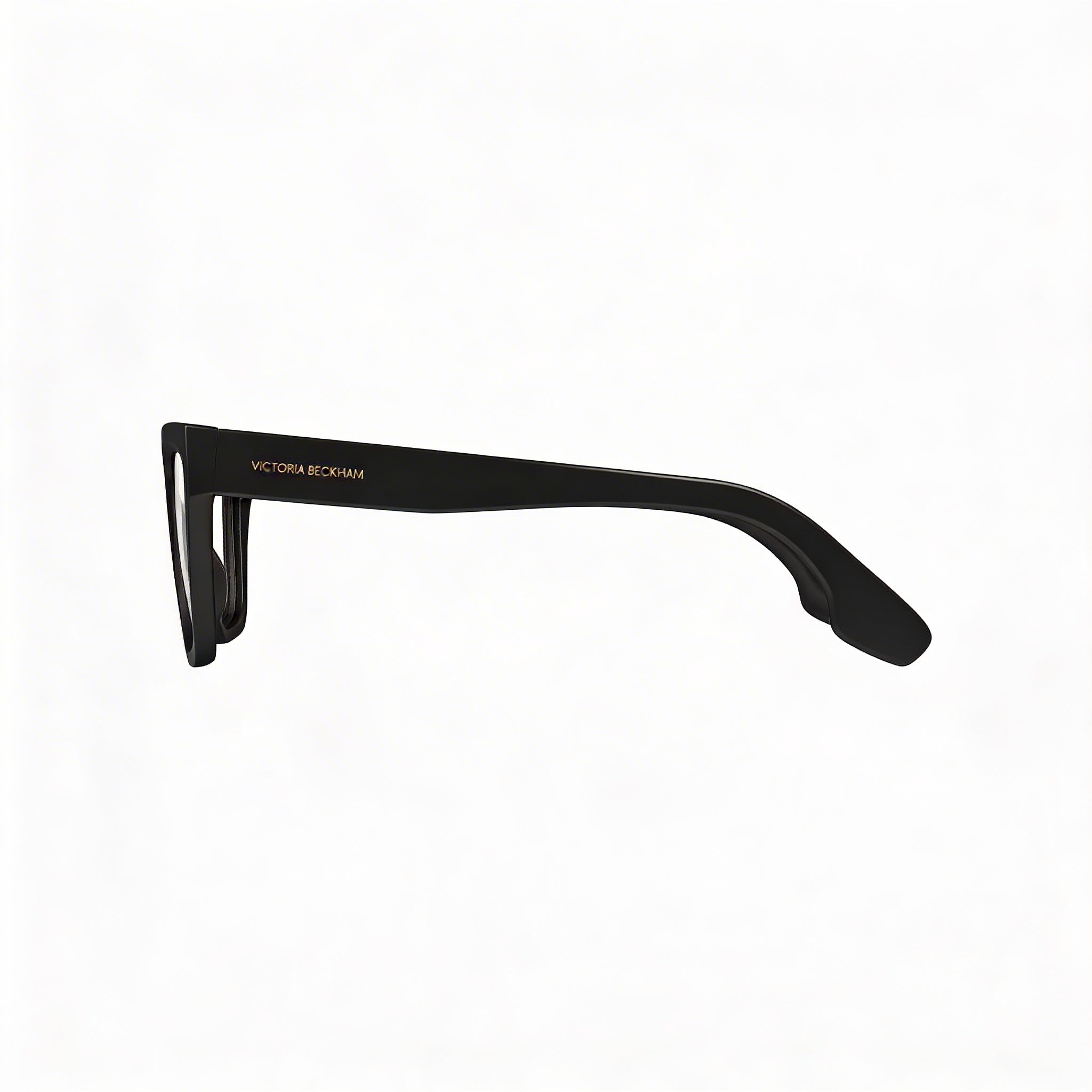 Gafas Modernas para Hombre Victoria Beckham con Montura de Acetato Negro y Cristales Negros no polarizados, Photo 3