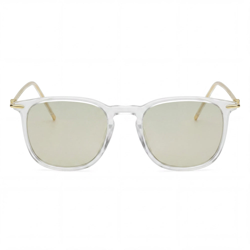 BOSS Audio Systems Casual Women's Clear Acetate Frame with Crystal Non-Polarized UV Protection Lenses 50mm