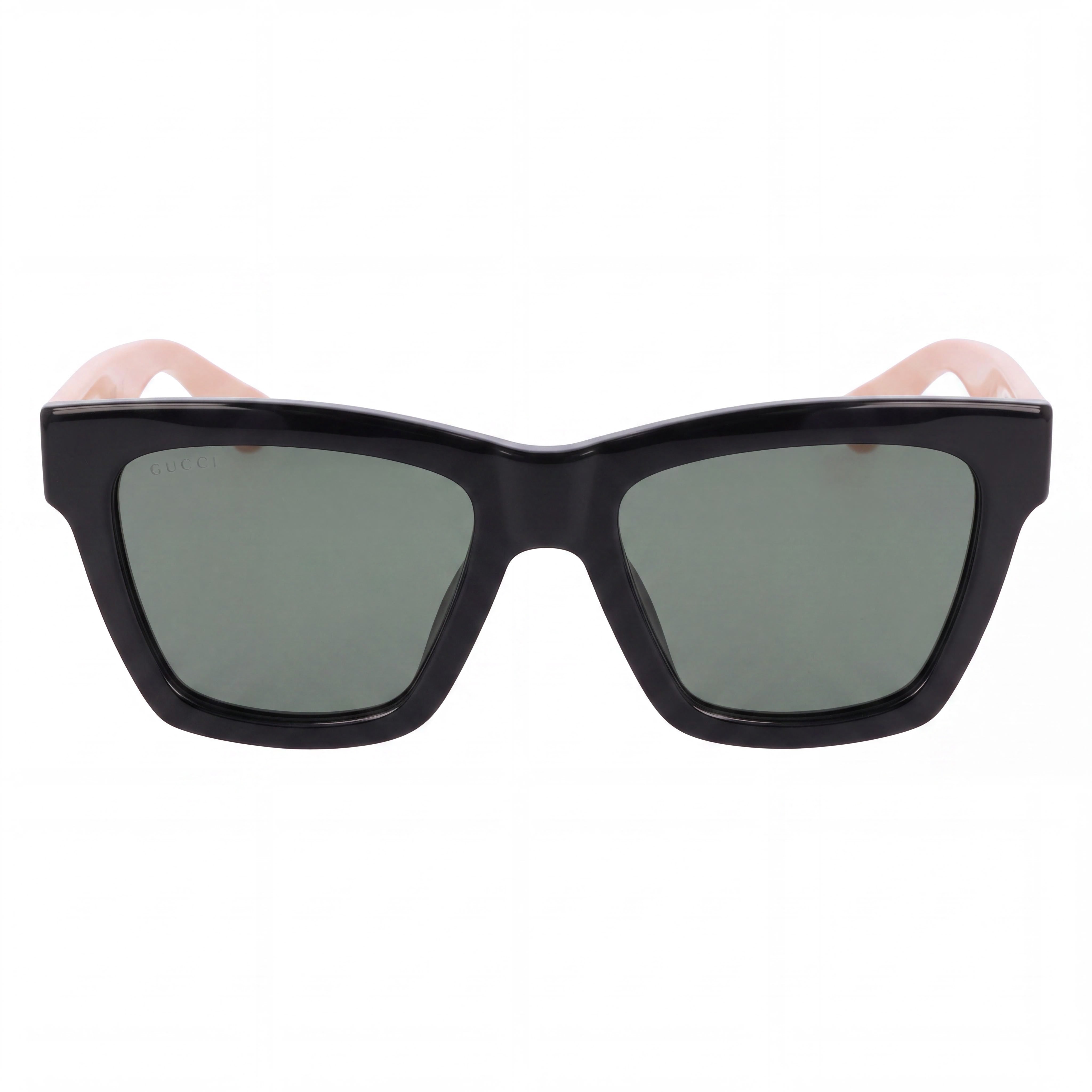 Gucci Classic Women's Square Black & Pink Acetate Sunglasses 54mm, Photo 2