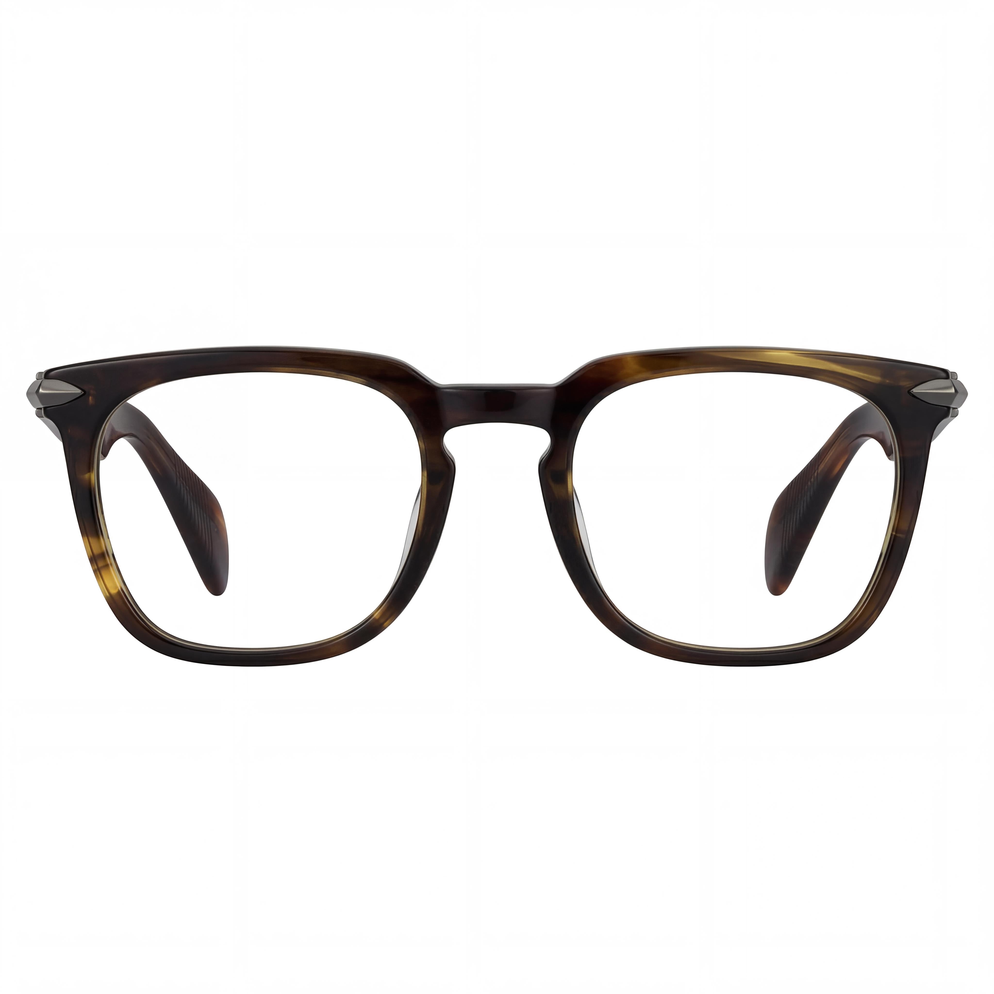Rag & Bone Rnb 7008 Unisex Olive Green Frame Optical Eyewear with Olive Polycarbonate Lenses 49mm, Photo 2