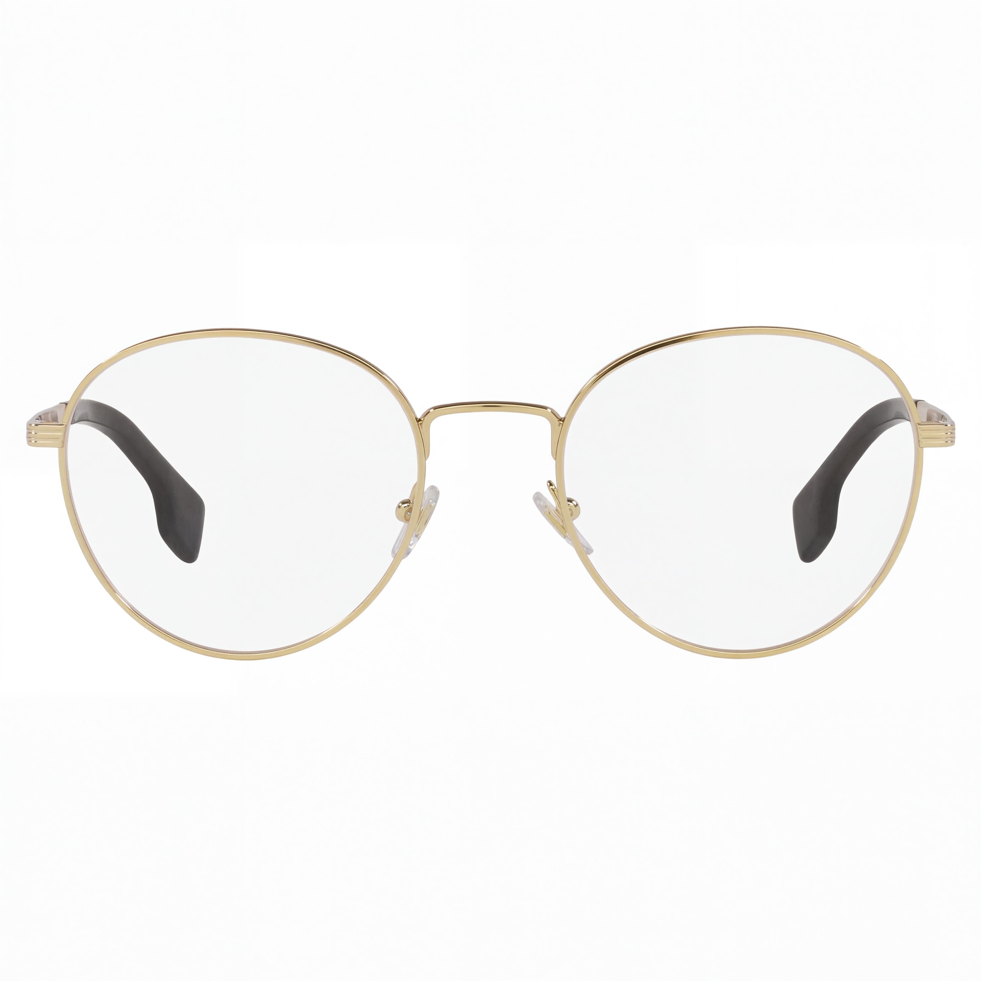 Versace Ve 1279 Eyeglasses, Phantos Design, Gold Metal Frame for Men and Women, Size 53-20-145mm, Photo 2