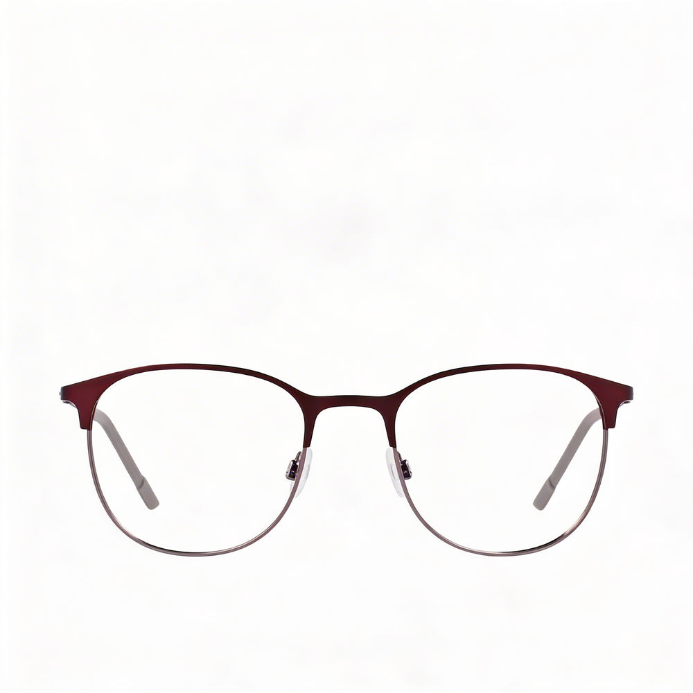 Gafas Flexon E1142 Unisex Montura Metálica Lente Ciruela Medianoche Mate 51mm Puente 20mm Varilla 145mm